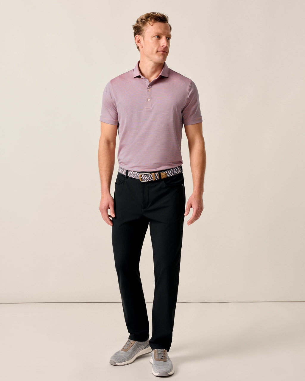 Johnnie-O Performance Jersey Polo - Lyndonn Stripe