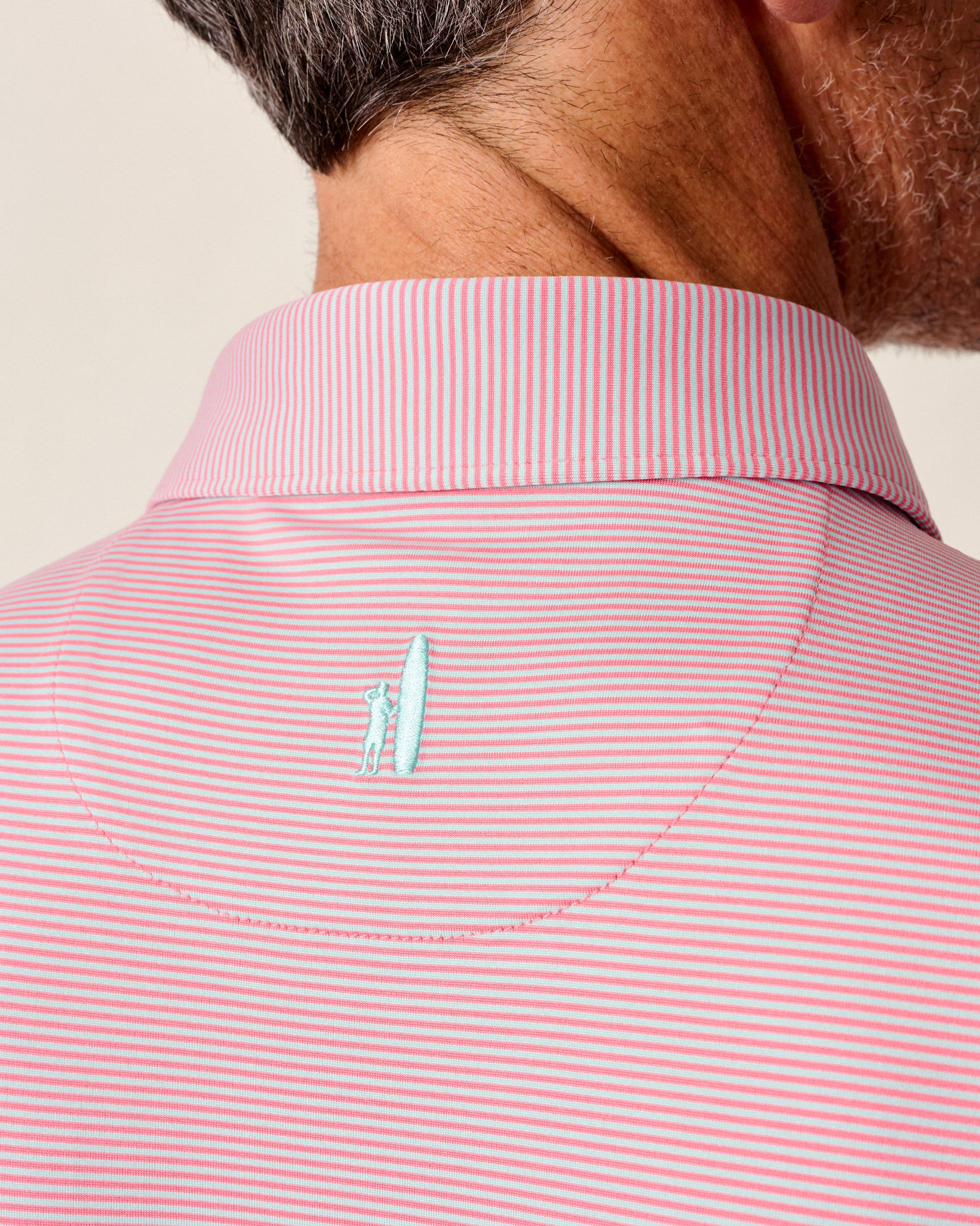 Johnnie-O Performance Jersey Polo - Lyndonn Stripe