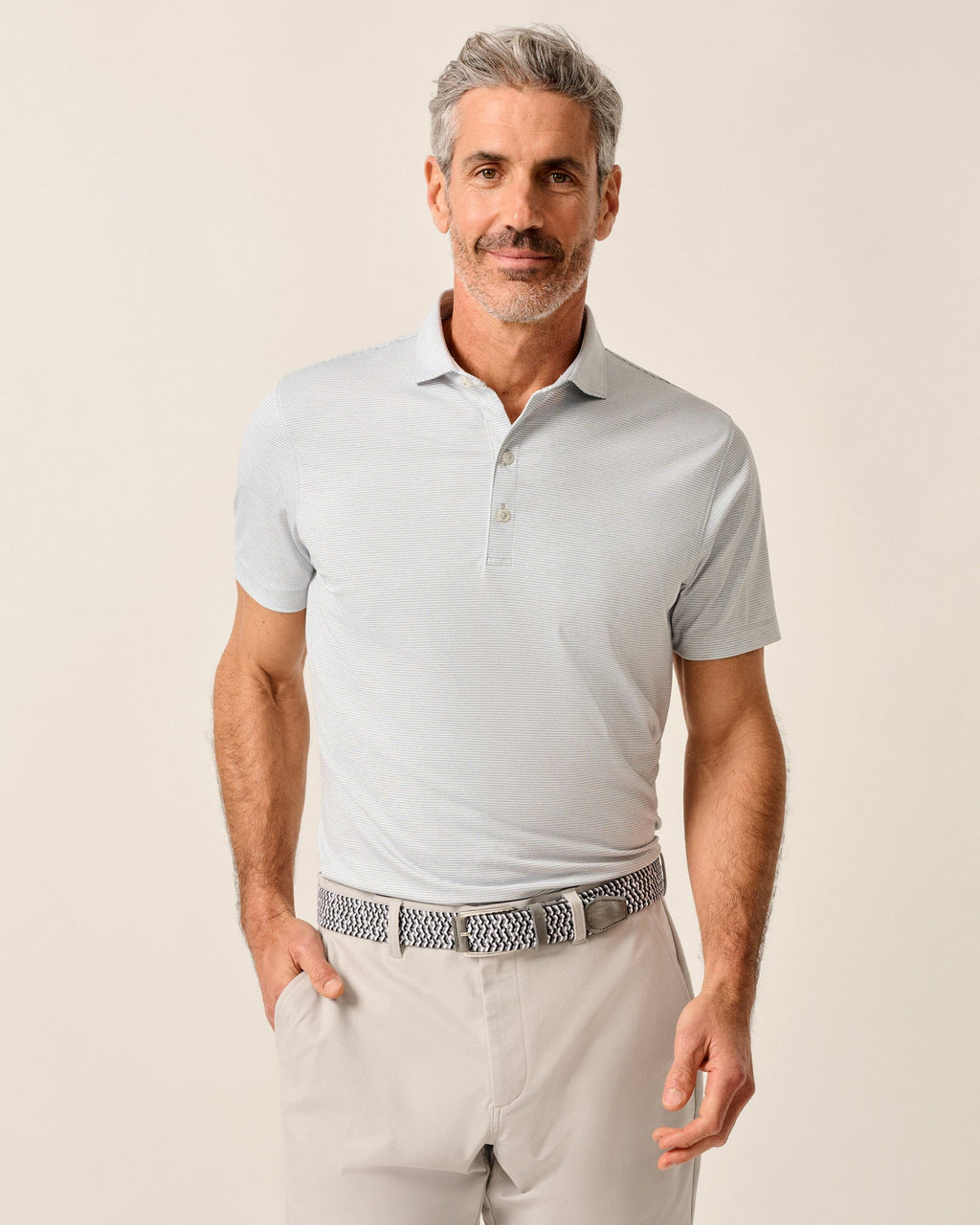 Johnnie-O Performance Jersey Polo - Lyndonn Stripe