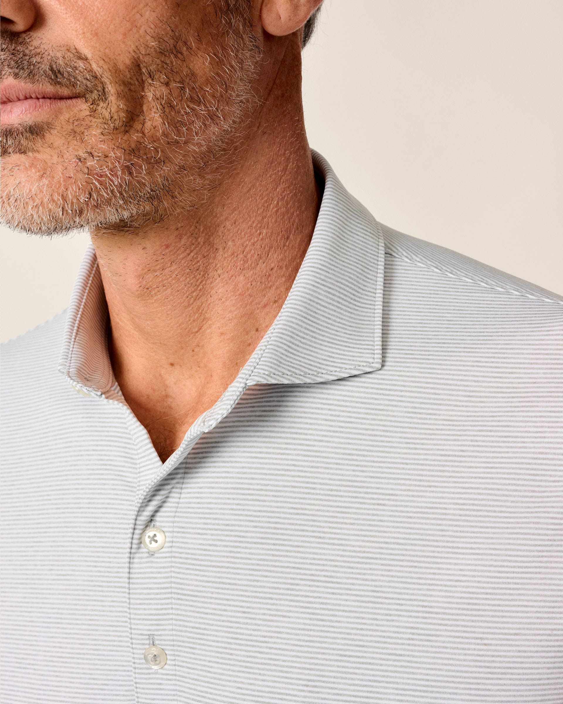 Johnnie-O Performance Jersey Polo - Lyndonn Stripe