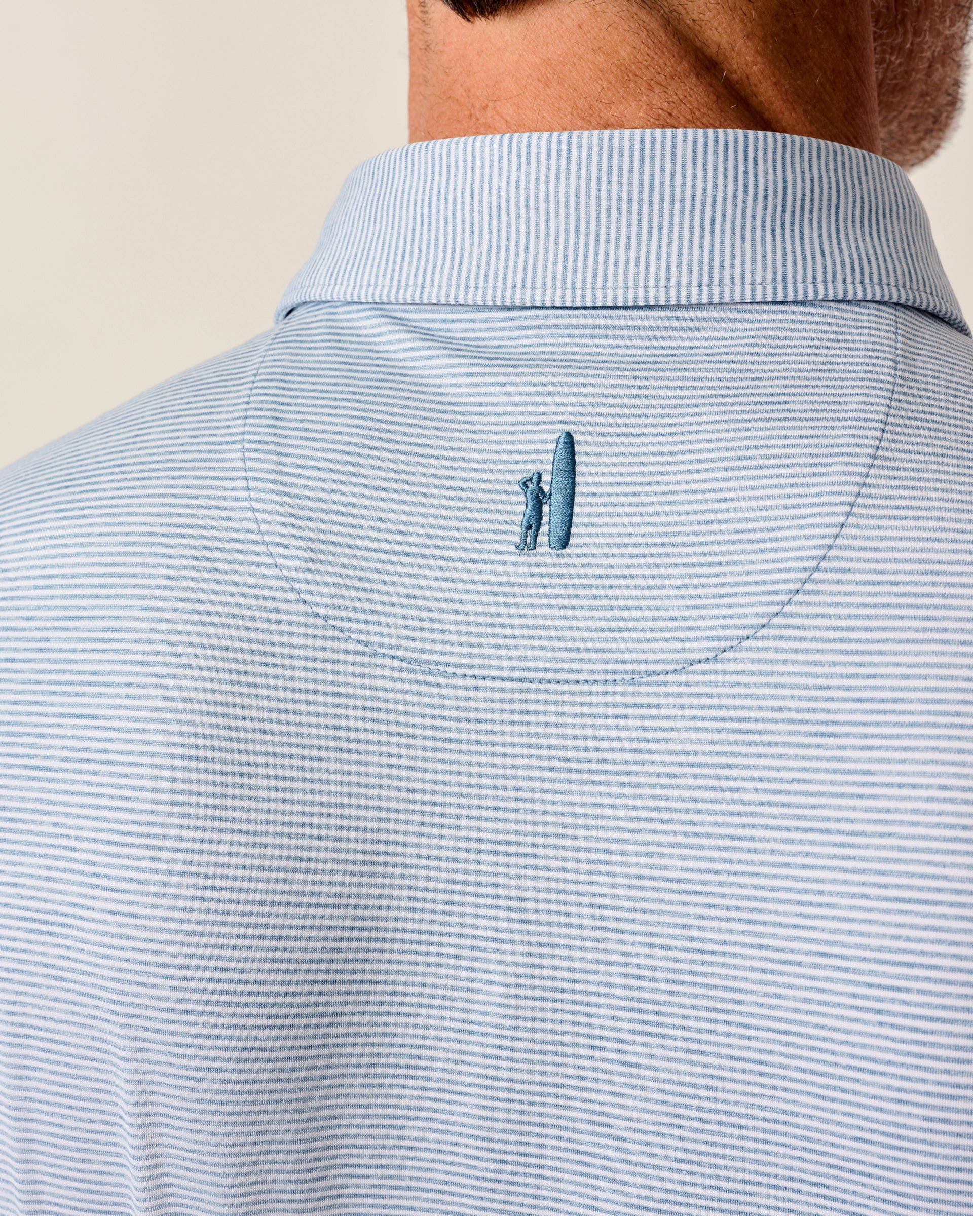Johnnie-O Performance Jersey Polo - Lyndonn Stripe