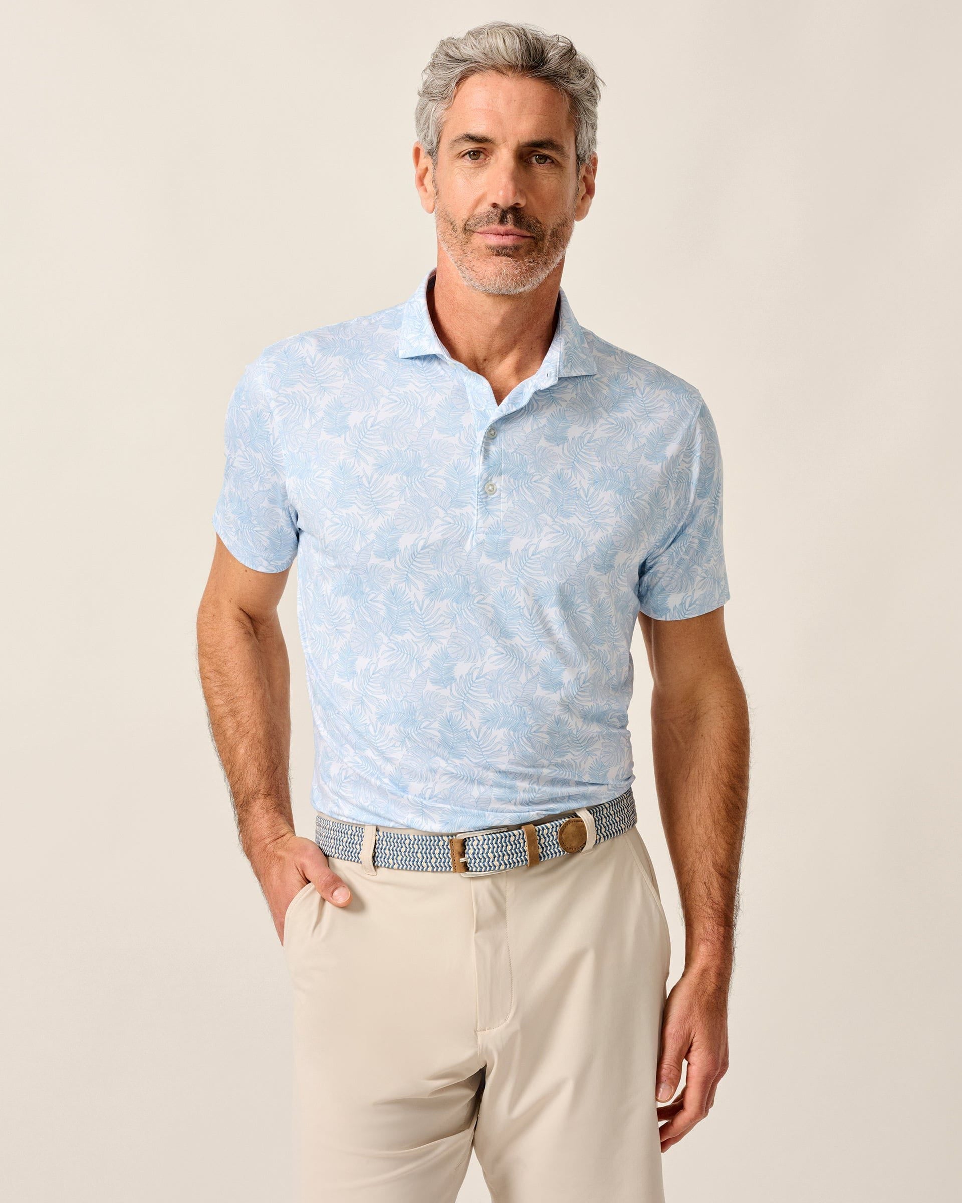 Johnnie-O Featherweight Performance Polo - Mana, Kona