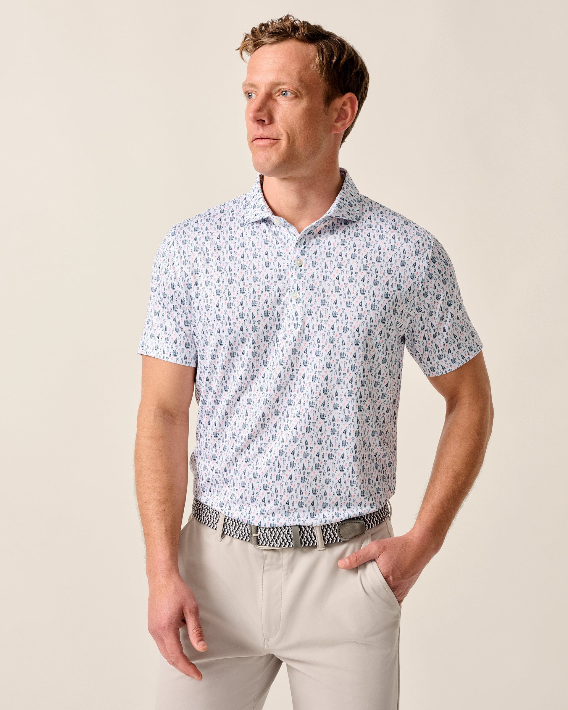 Johnnie-O Performance Jersey Polo - Manhatty