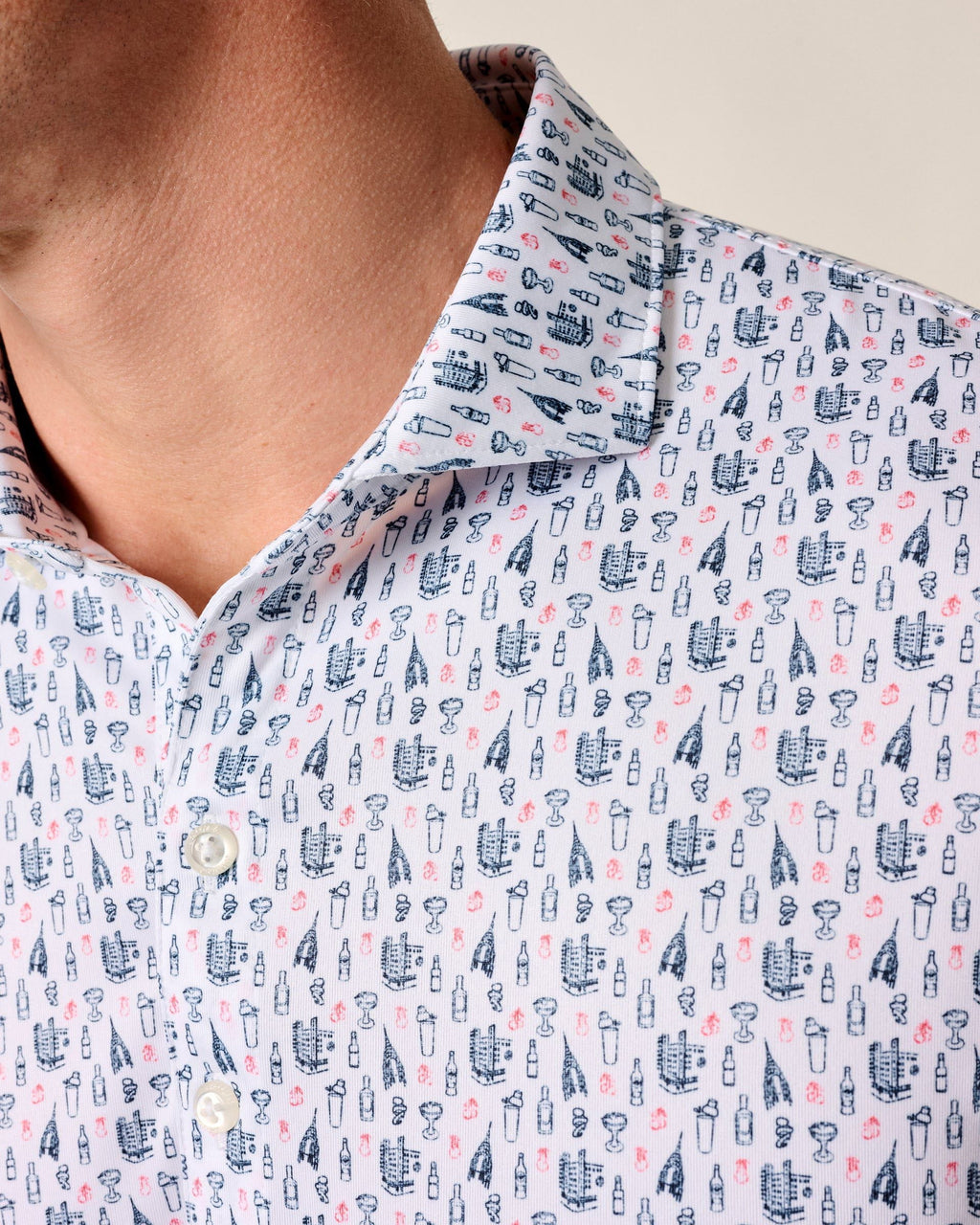 Johnnie-O Performance Jersey Polo - Manhatty