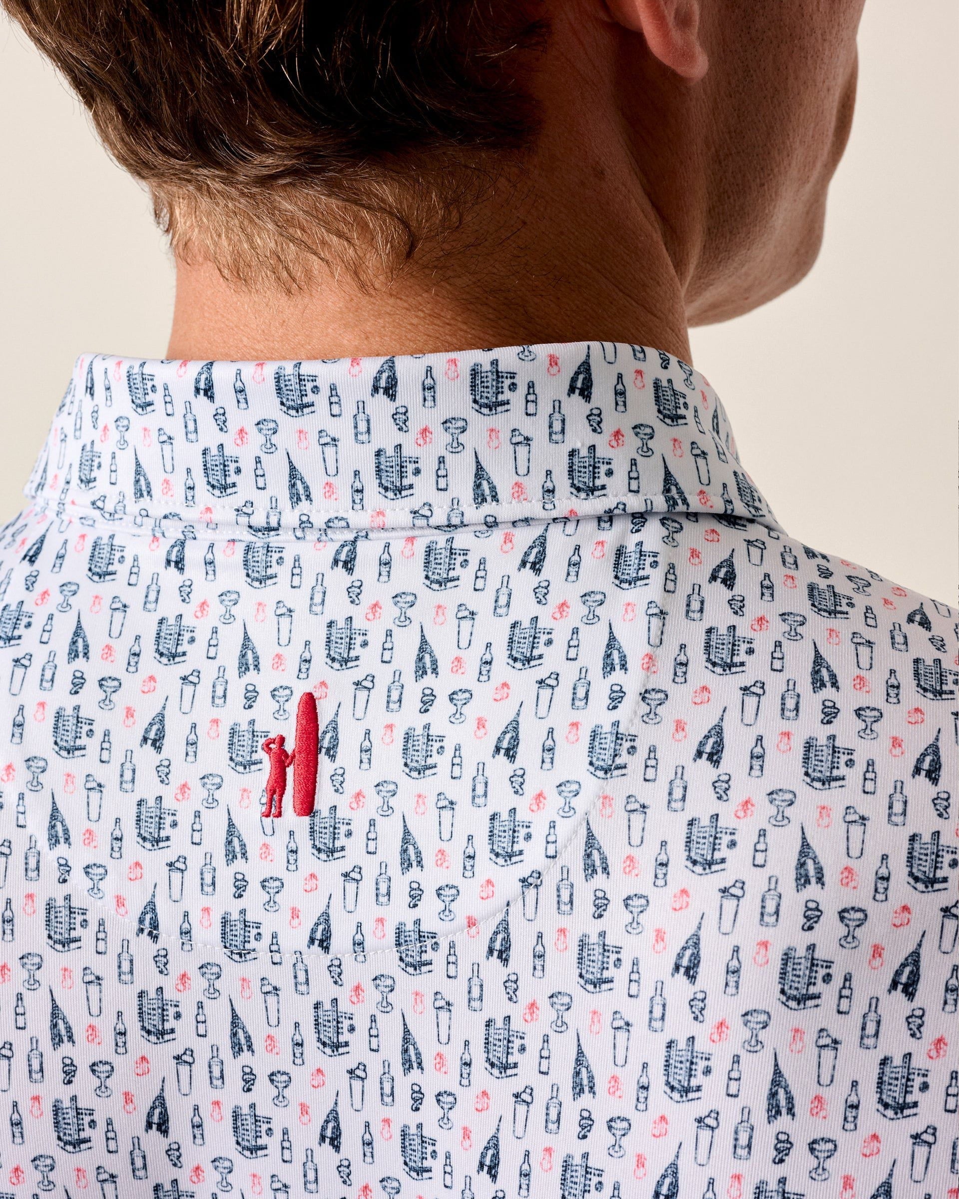 Johnnie-O Performance Jersey Polo - Manhatty