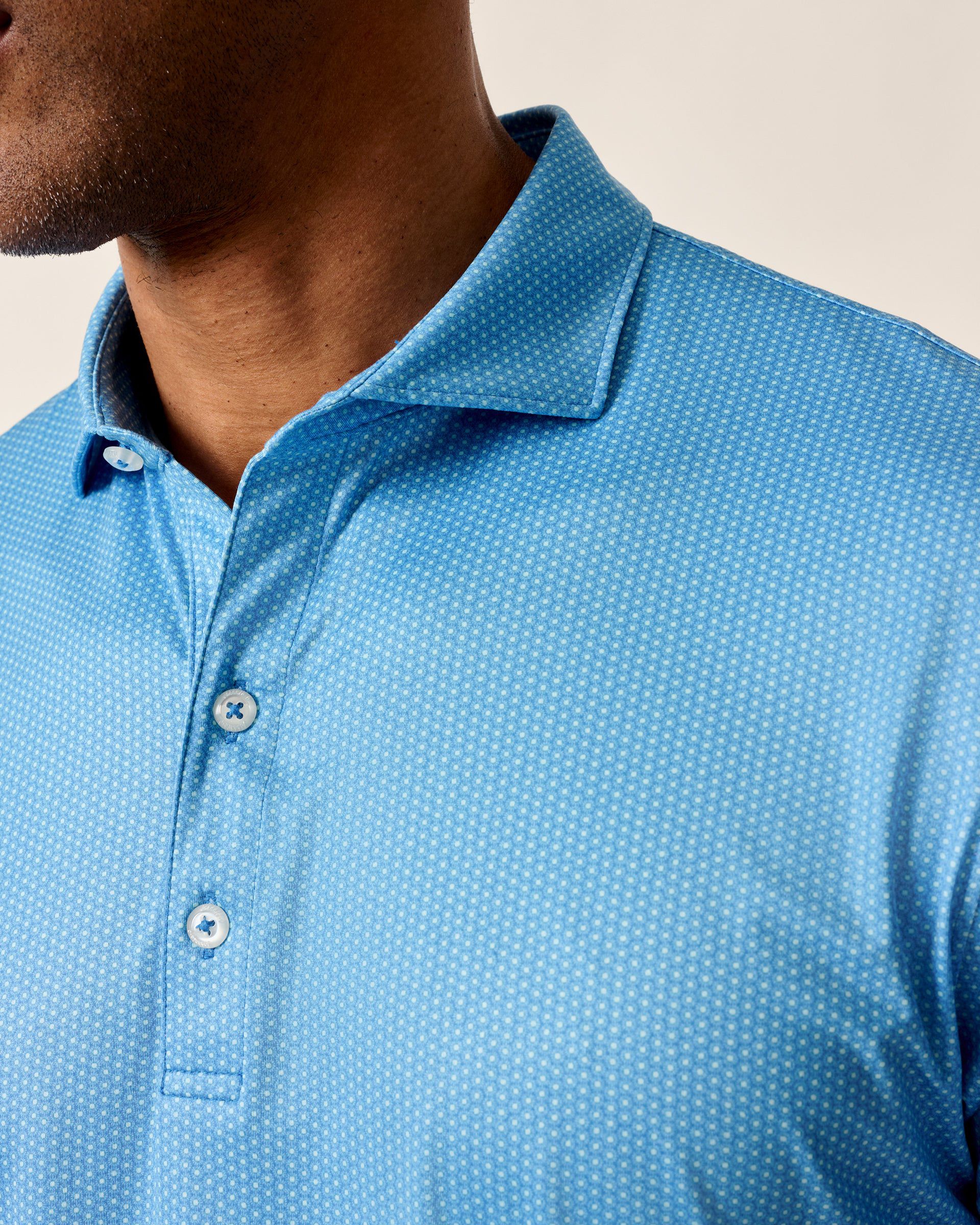 Johnnie-O Featherweight Performance Polo - Marlin, Palisades Blue
