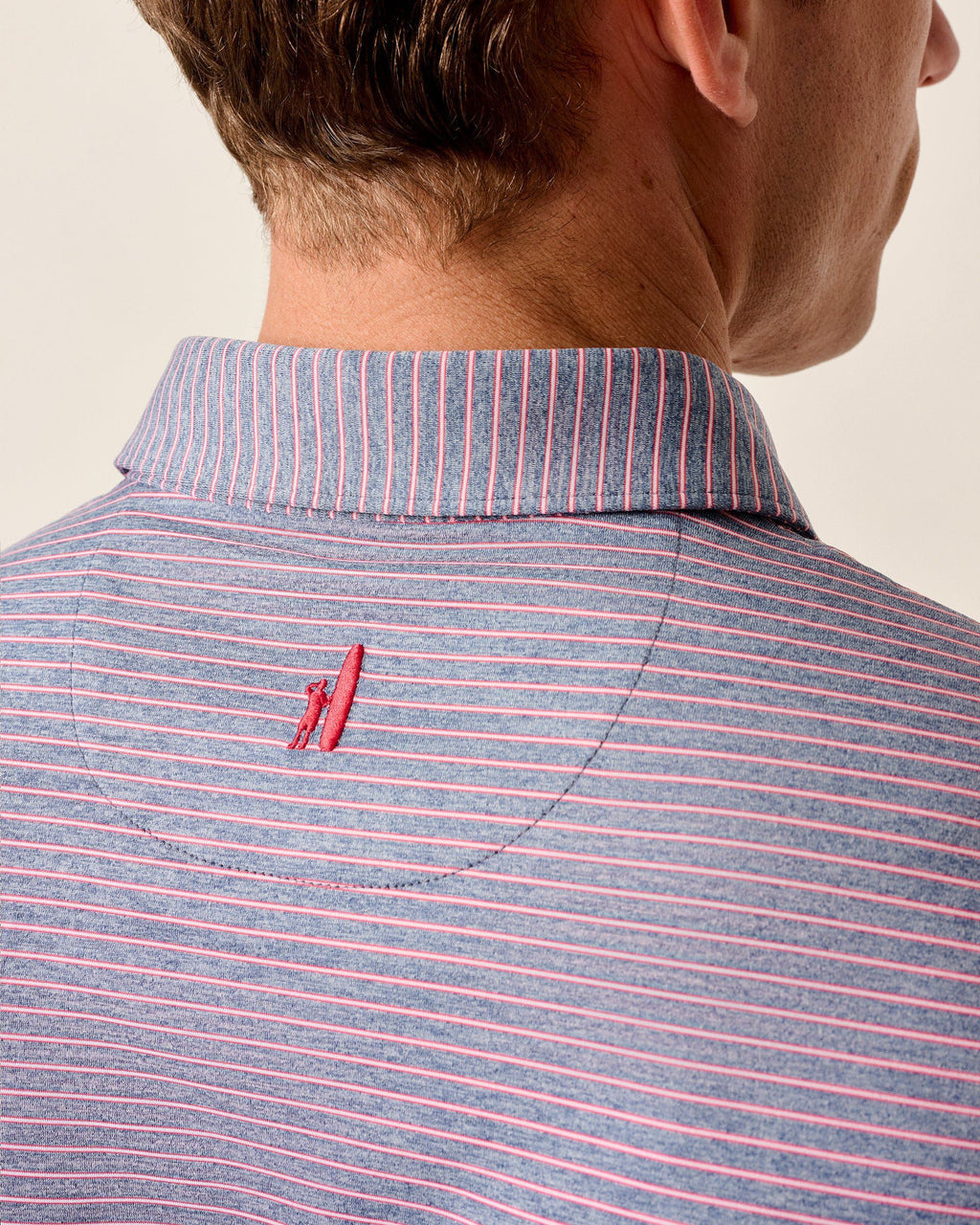Johnnie-O Performance Jersey Polo - Michael Stripe