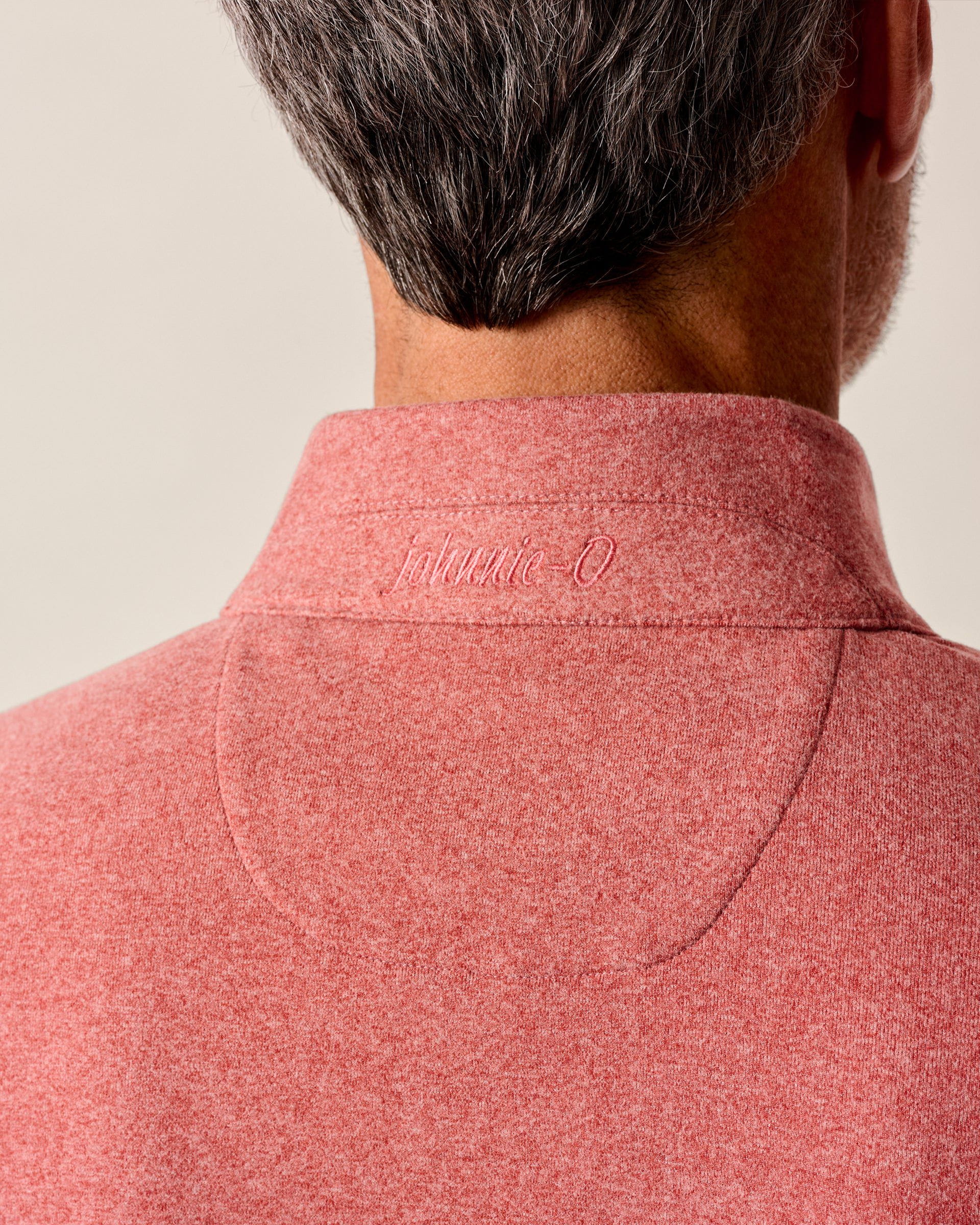 Johnnie-O Mikey Performance 1/4 Zip Pullover, Brick