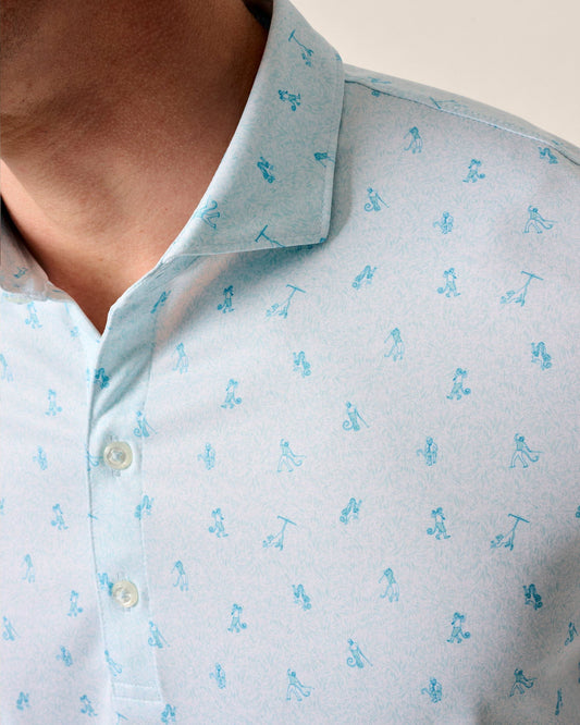 Johnnie-O Performance Jersey Polo - Monkey Business