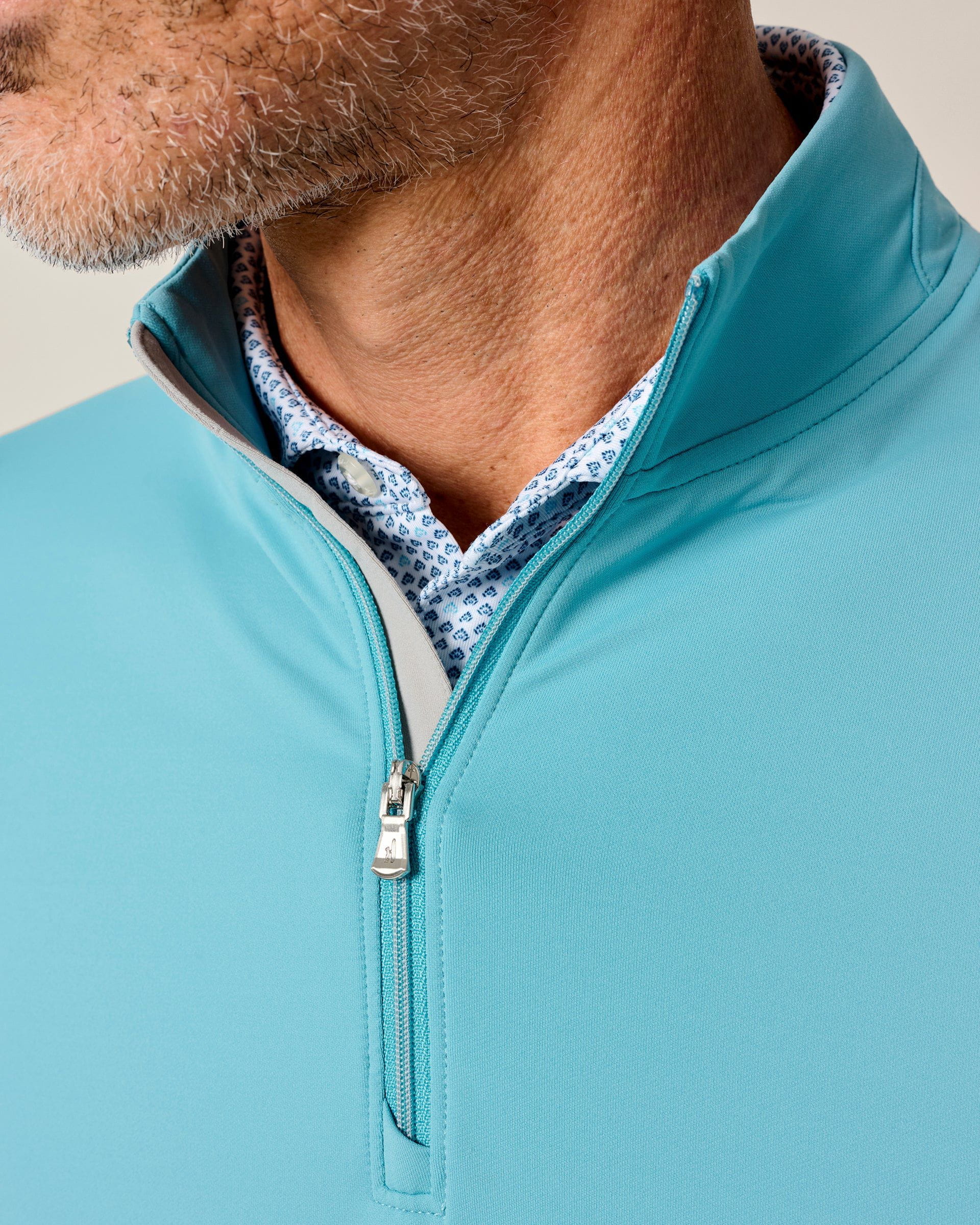Johnnie-O Motion Performance 1/4 Zip, Haze