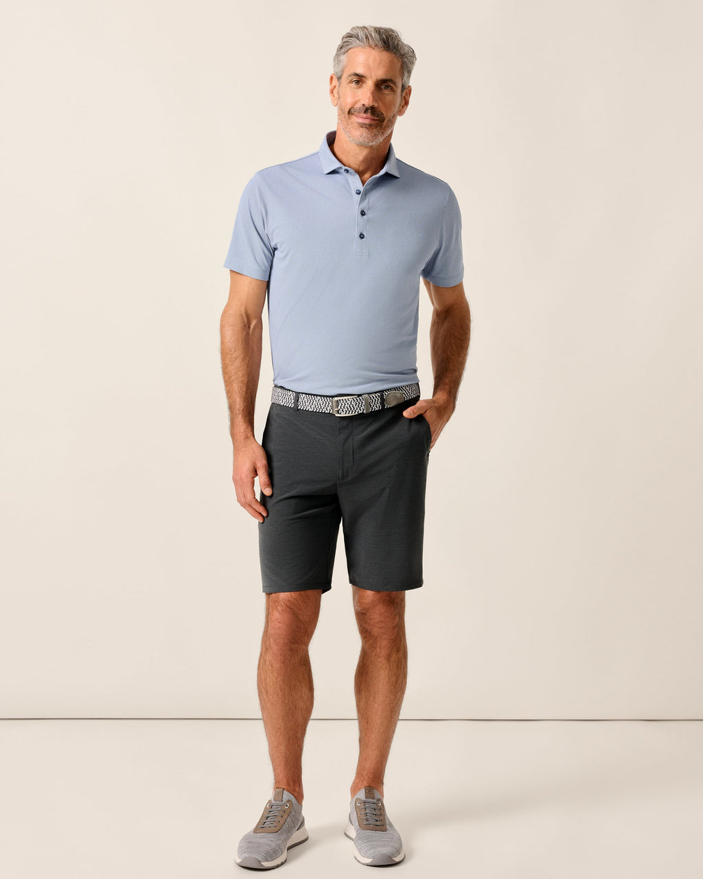 Johnnie-O Mulligan Performance Shorts, Black