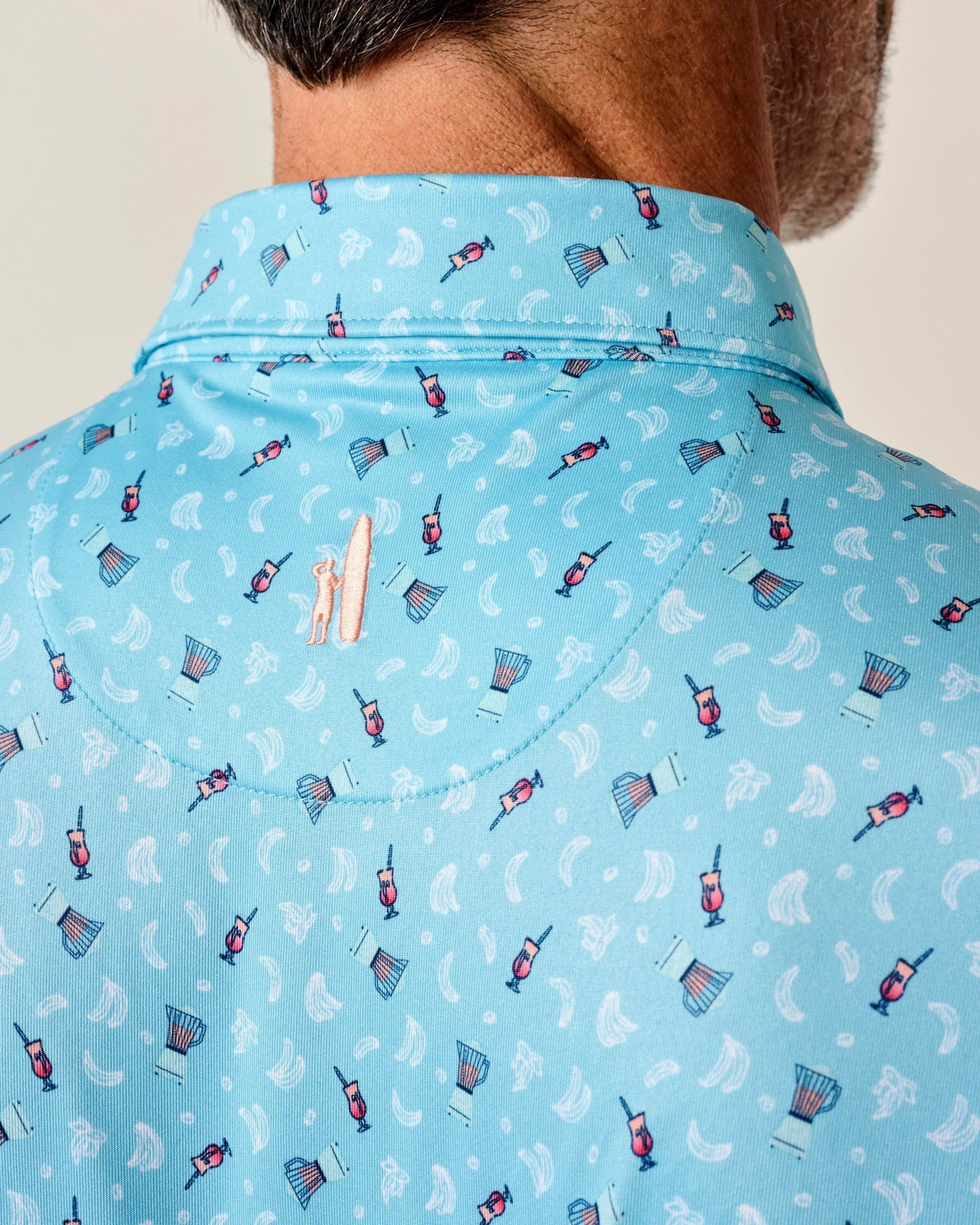 Johnnie-O Performance Jersey Polo - PGA Showtime, Barracuda