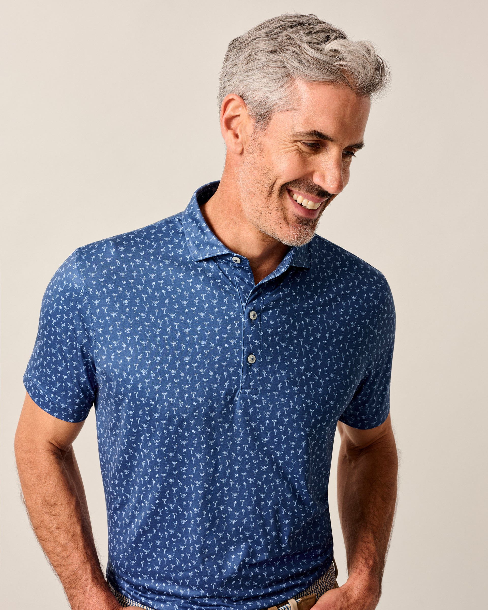 Johnnie-O Featherweight Performance Polo - Pin Up