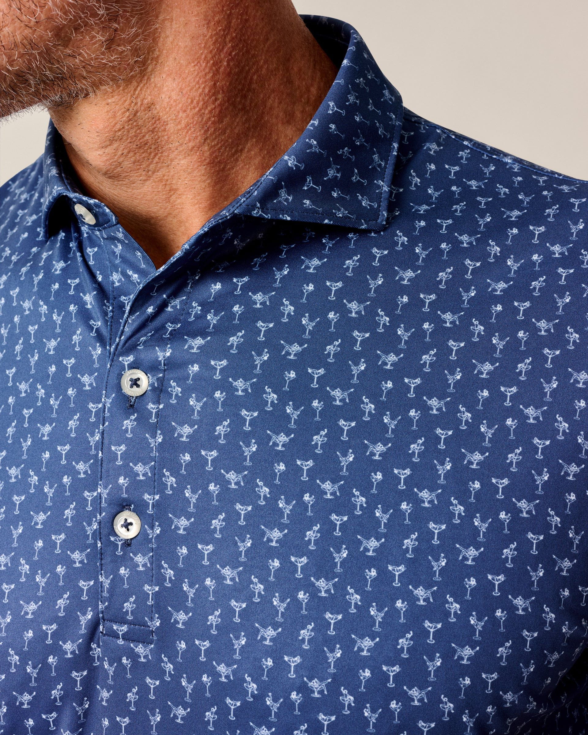 Johnnie-O Featherweight Performance Polo - Pin Up