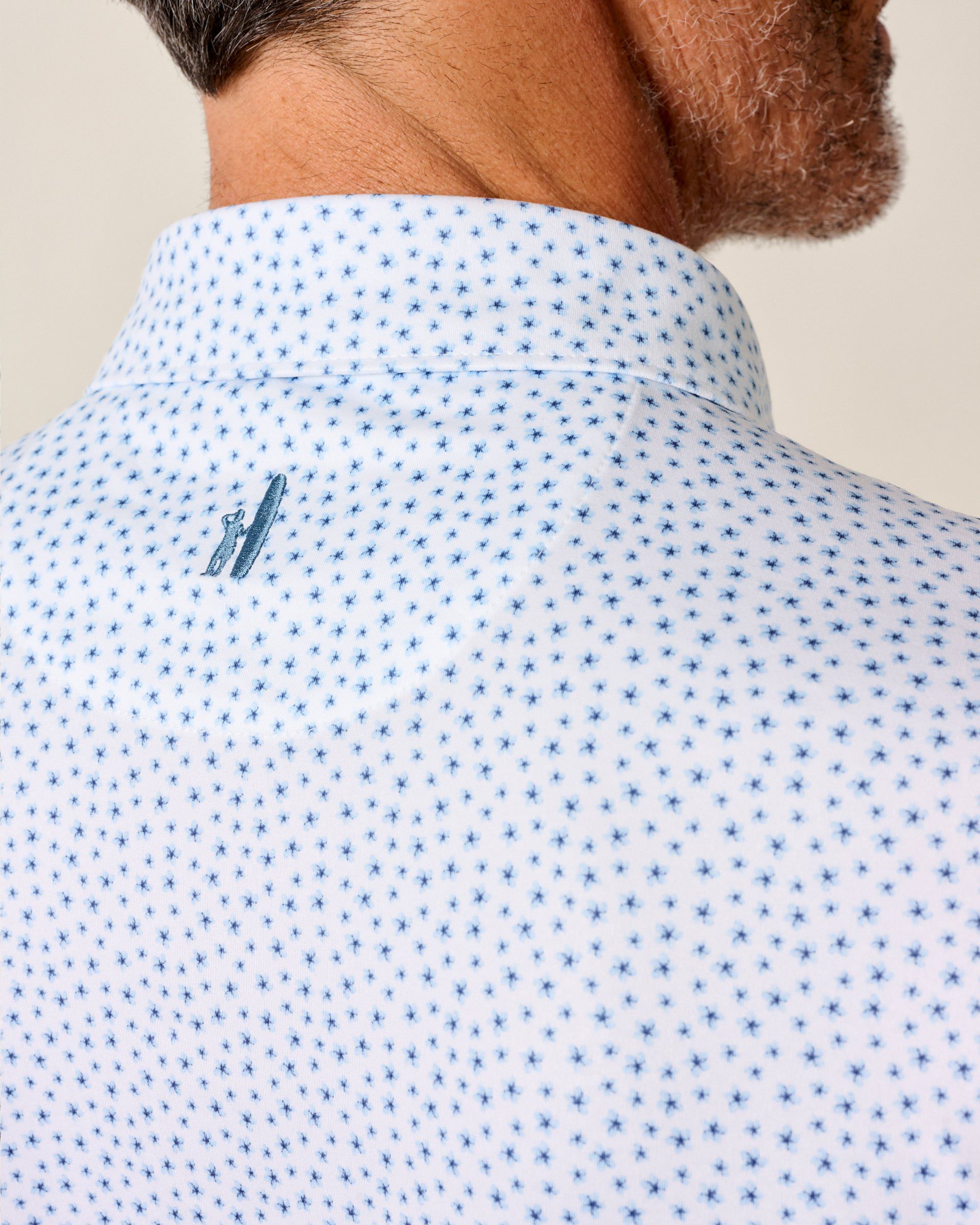 Johnnie-O Featherweight Performance Polo - Plumeria