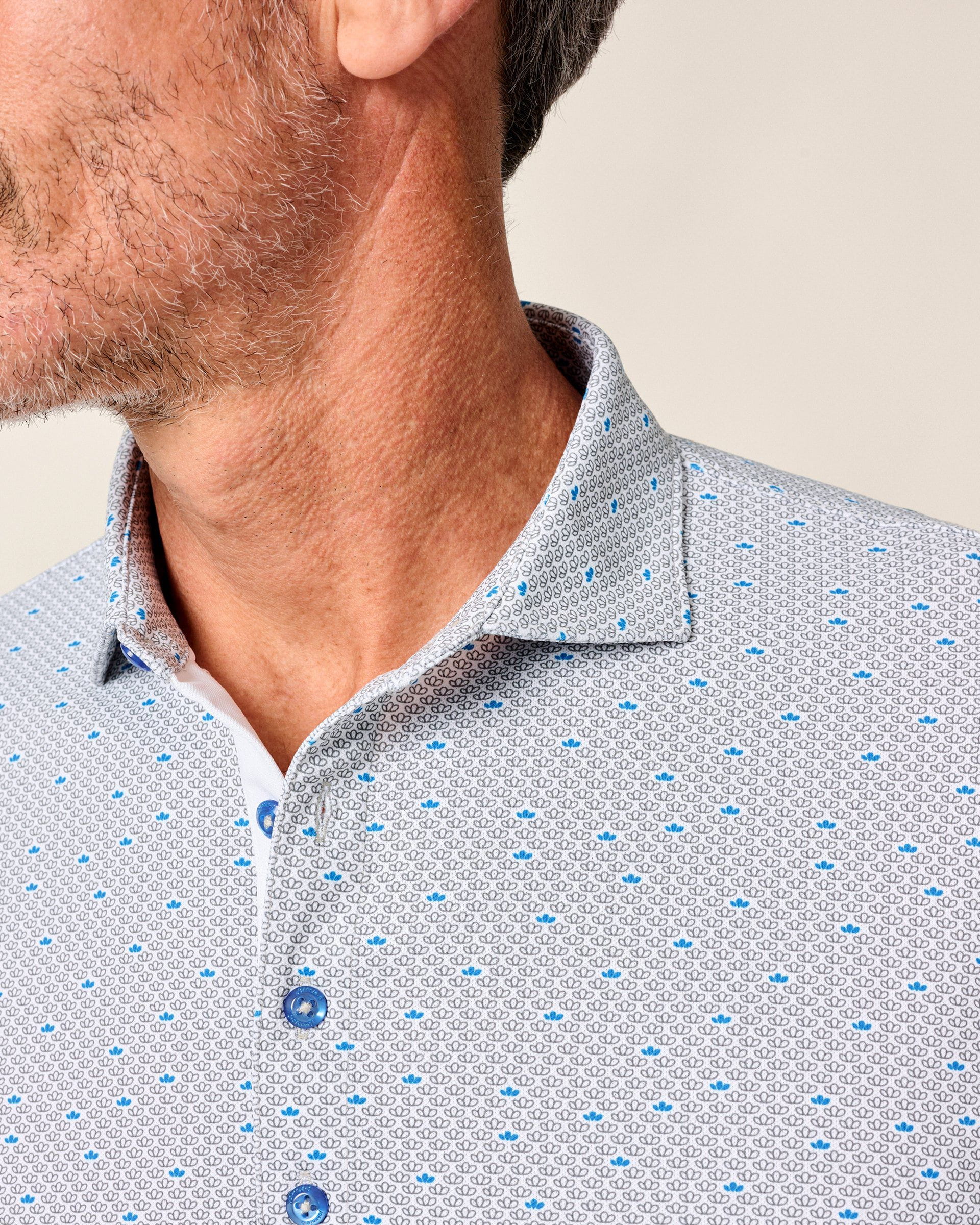 Johnnie-O Performance Mesh Polo - Poppy