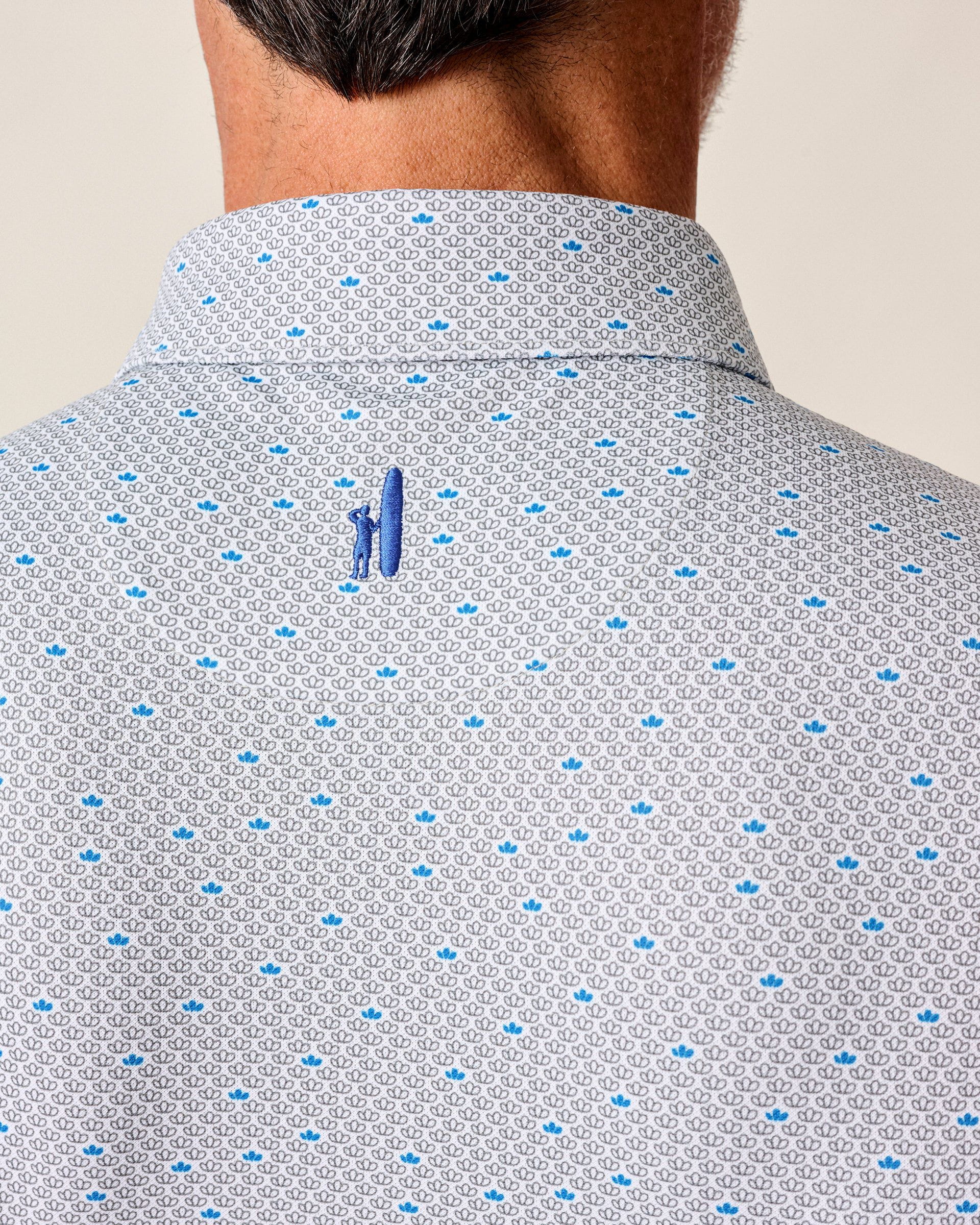 Johnnie-O Performance Mesh Polo - Poppy