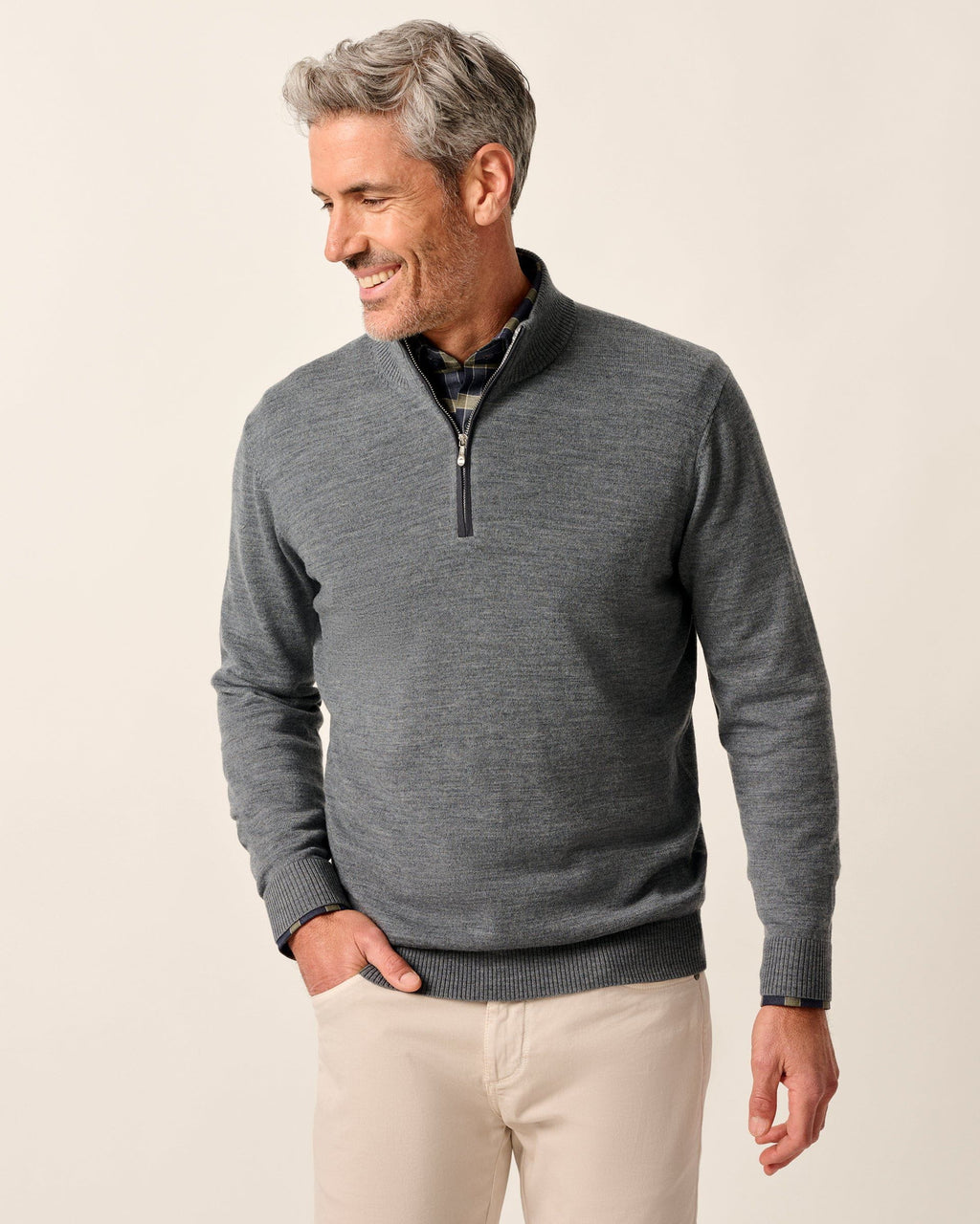 Johnnie-O Raynor Merino 1/4 Zip Sweater