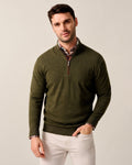 Johnnie-O Raynor Merino 1/4 Zip Sweater, Forged