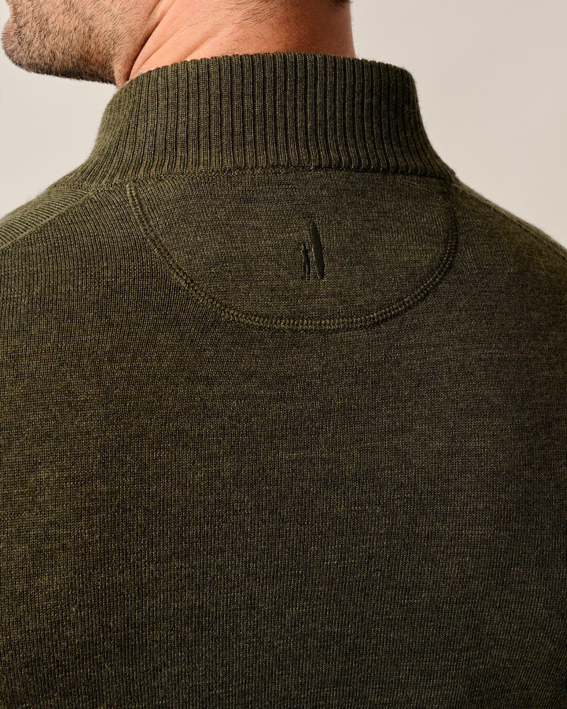 Johnnie-O Raynor Merino 1/4 Zip Sweater, Forged