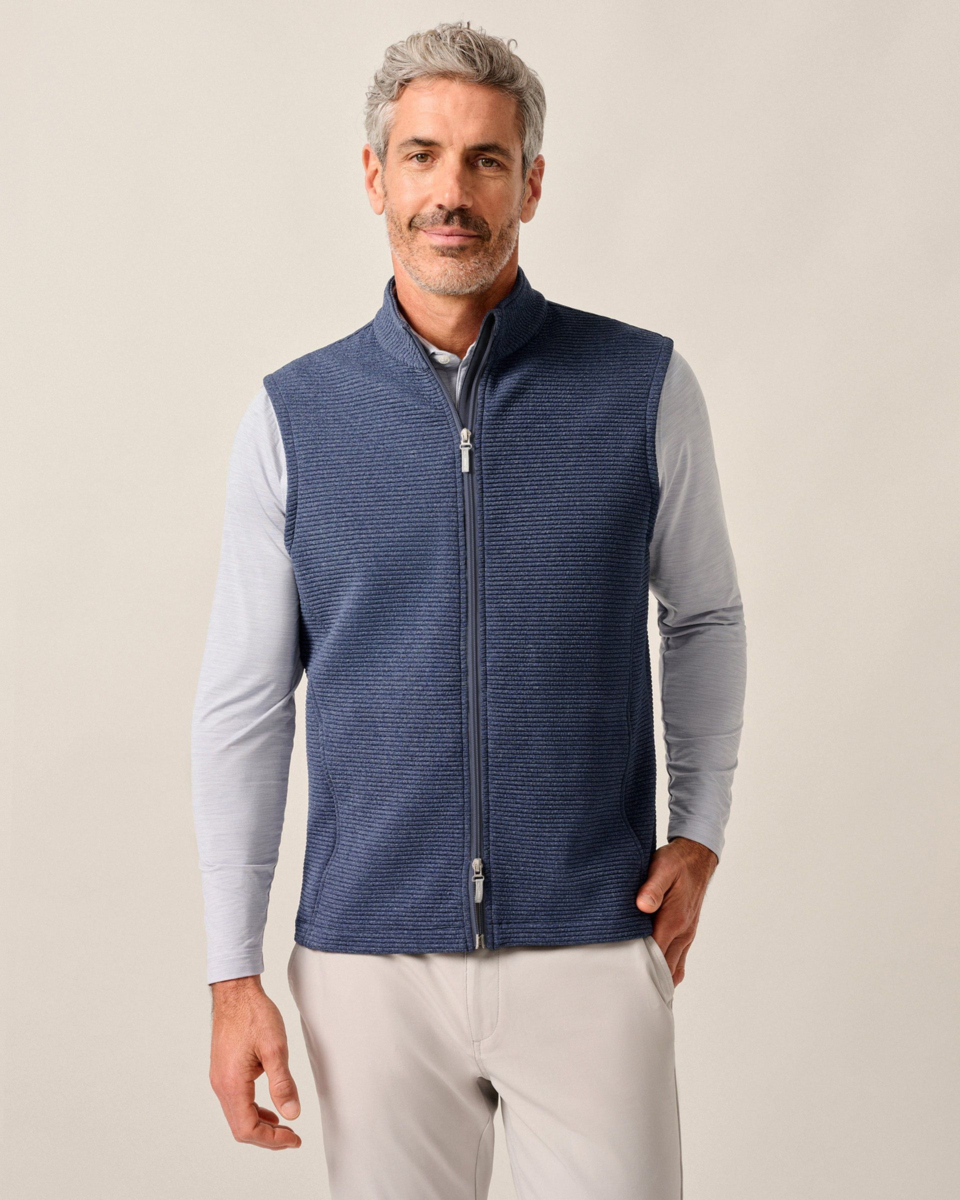 Johnnie-O Reggie Ribbed Performance Vest