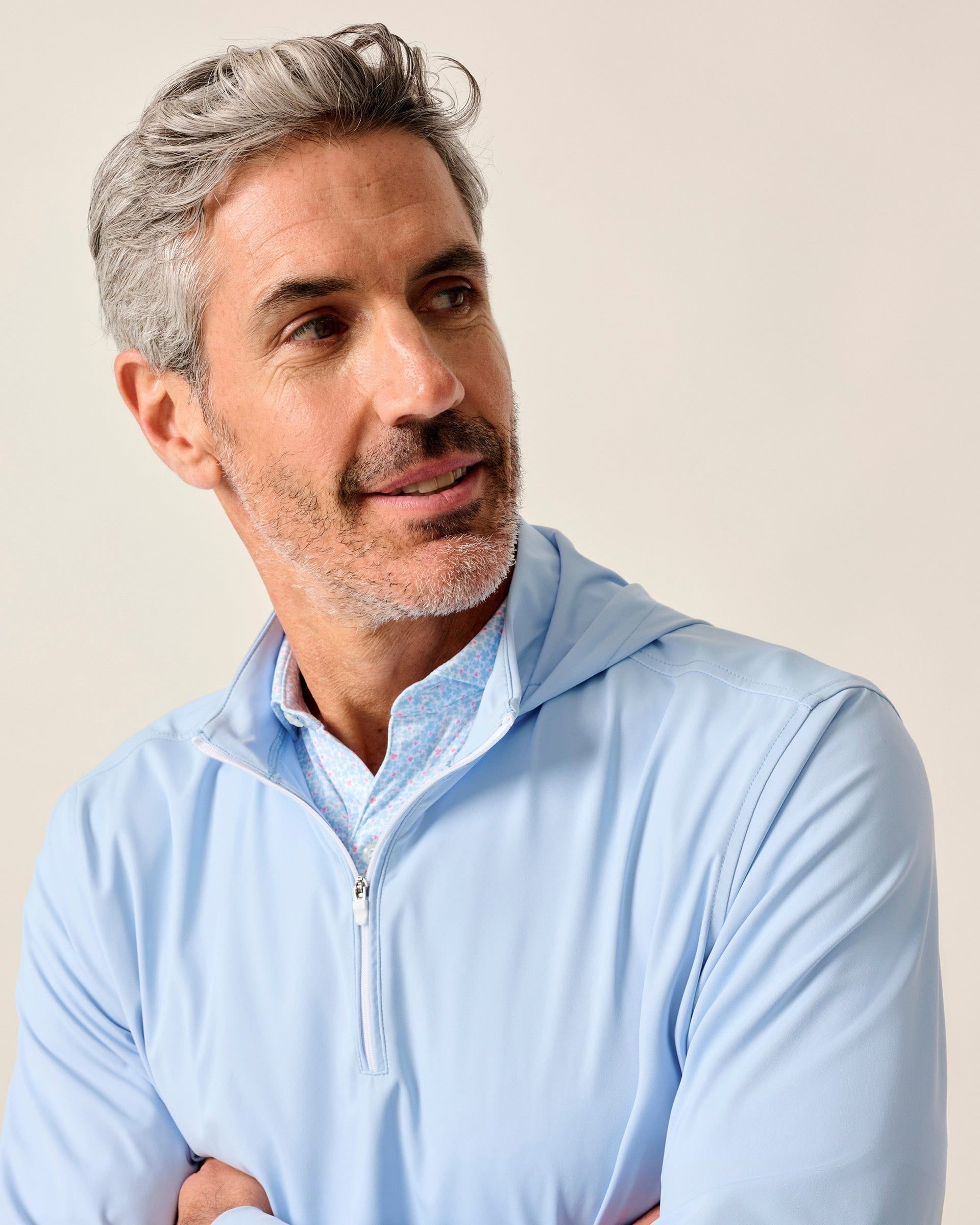 Johnnie-O Robby Performance 1/4 Zip Hoodie