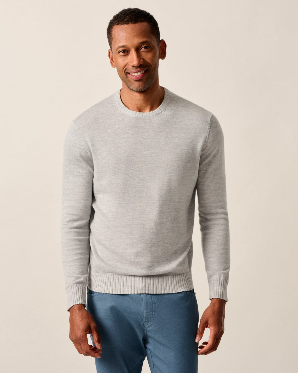 Johnnie-O Ronald Merino Wool Crewneck Sweater