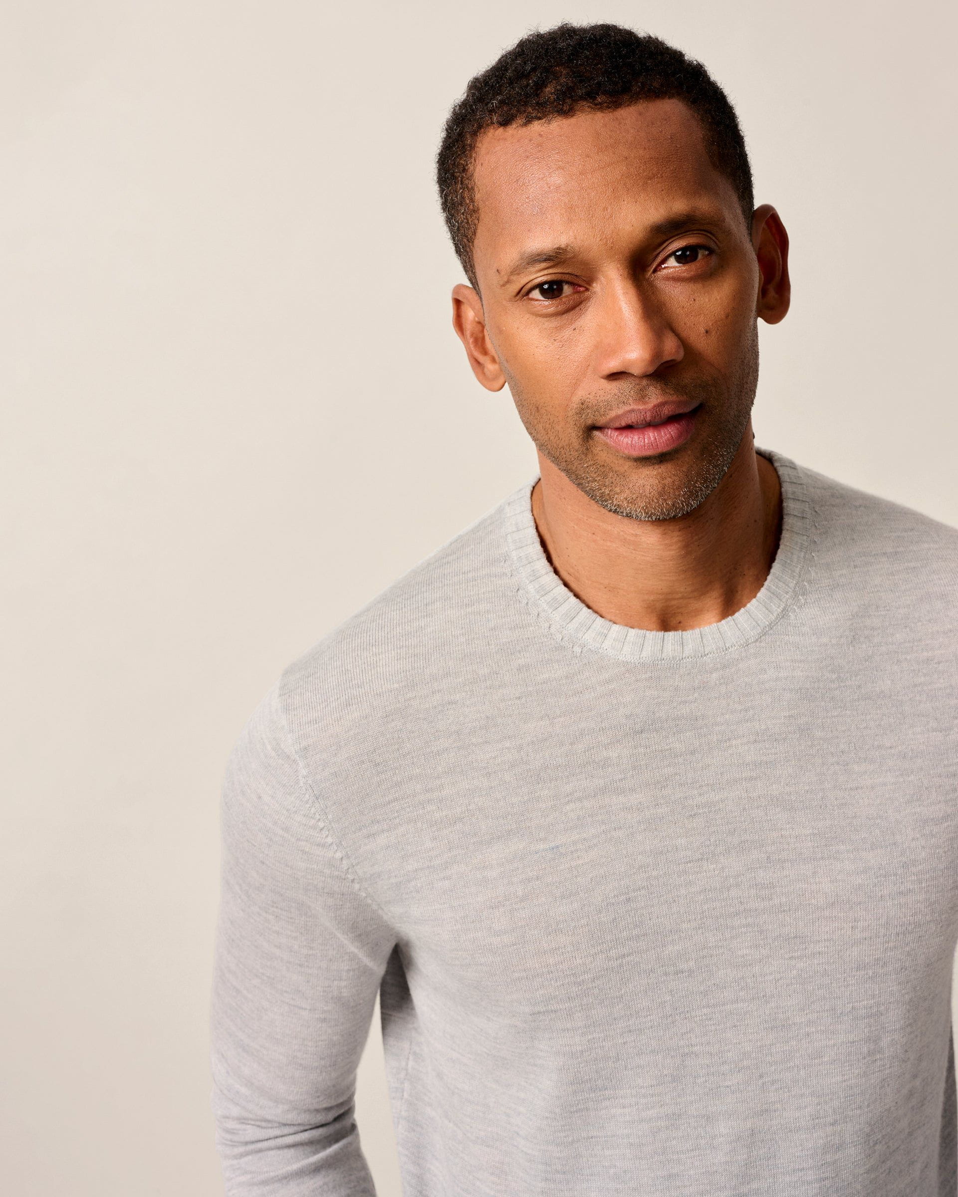 Johnnie-O Ronald Merino Wool Crewneck Sweater