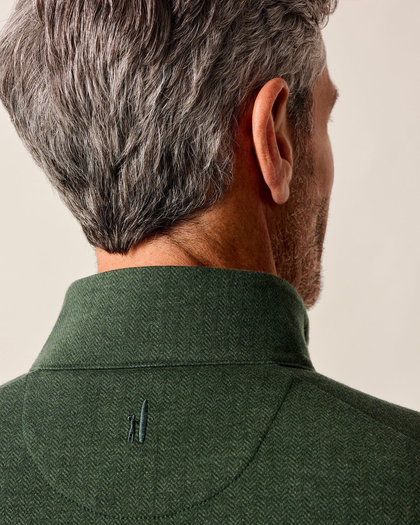 Johnnie-O Rubin Herringbone Cashmere Blend 1/4 Zip Pullover