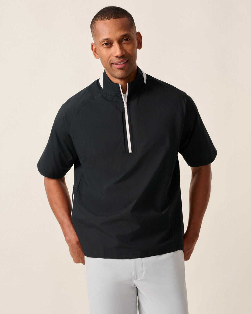 Johnnie-O Stealth Stowable Short Sleeve Rain Jacket