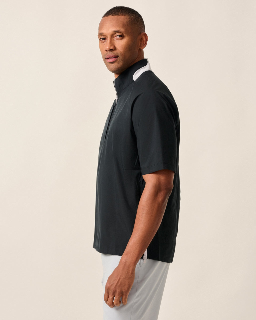 Johnnie-O Stealth Stowable Short Sleeve Rain Jacket