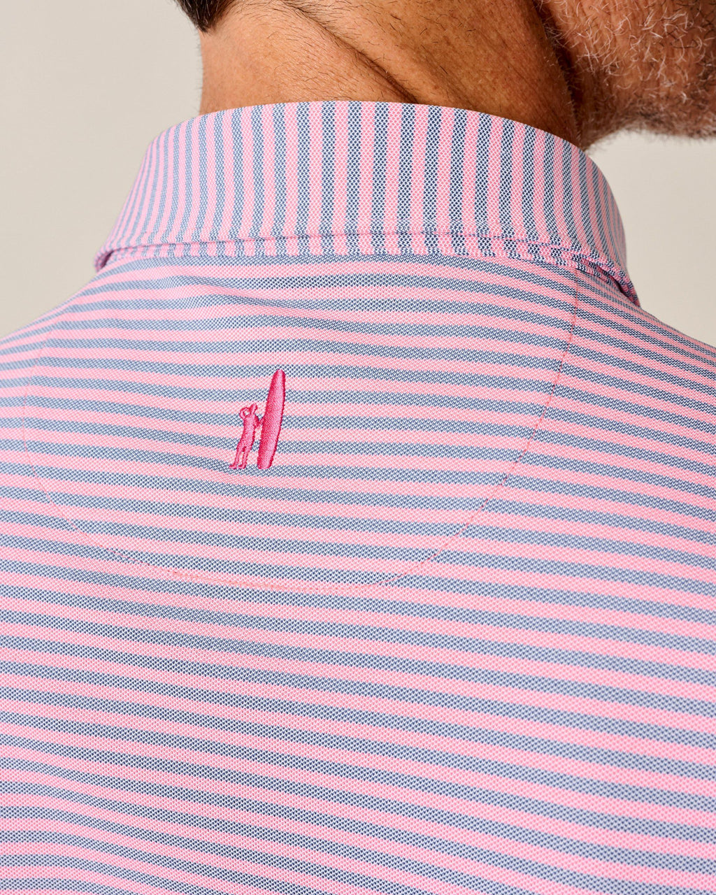 Johnnie-O Performance Mesh Polo - Stetson Stripe