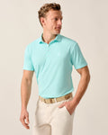Johnnie-O Performance Mesh Polo - Stevie Solid, Sardinia
