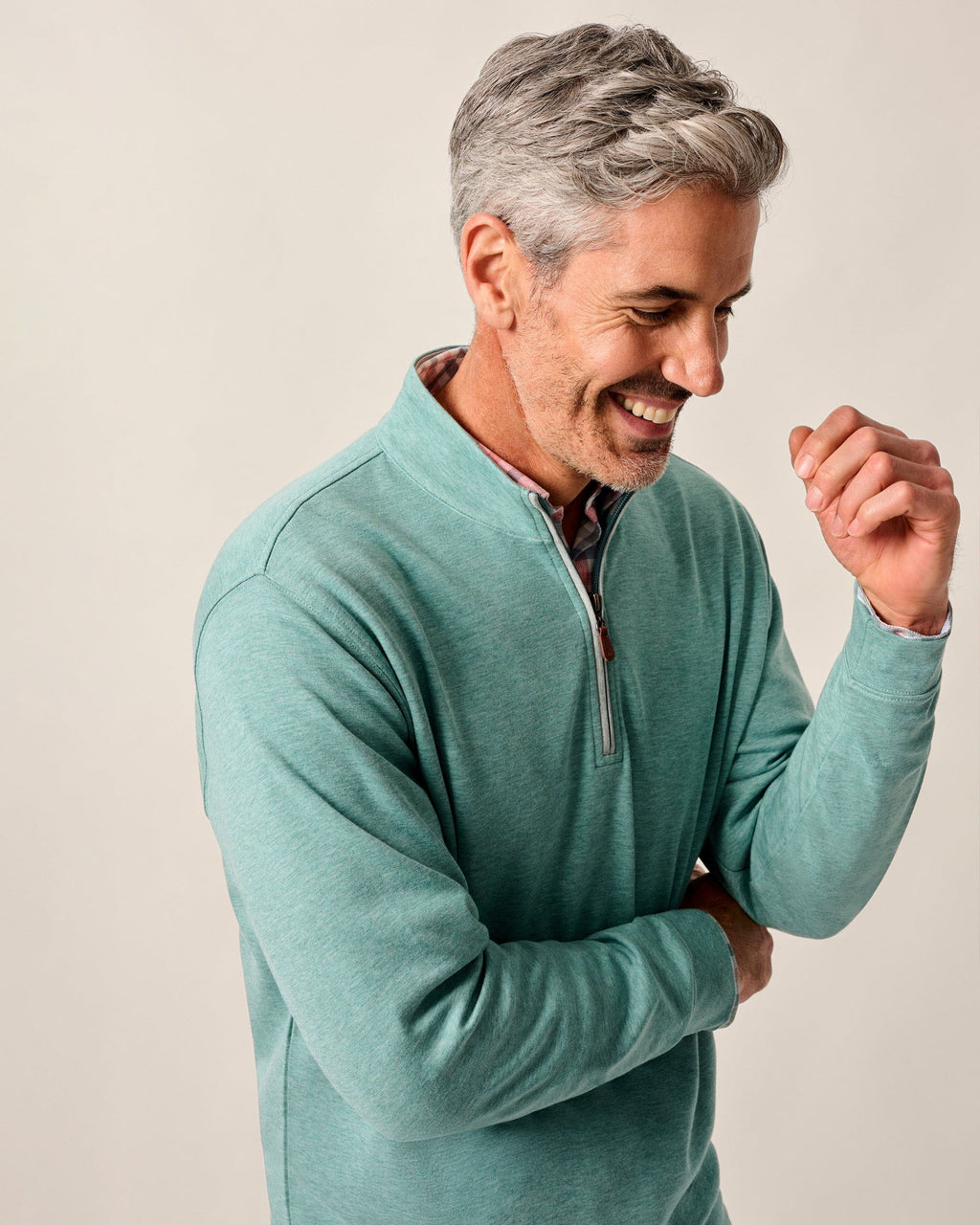Johnnie-O Sully 1/4 Zip Pullover, Fountain