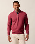 Johnnie-O Sully 1/4 Zip Pullover, Port