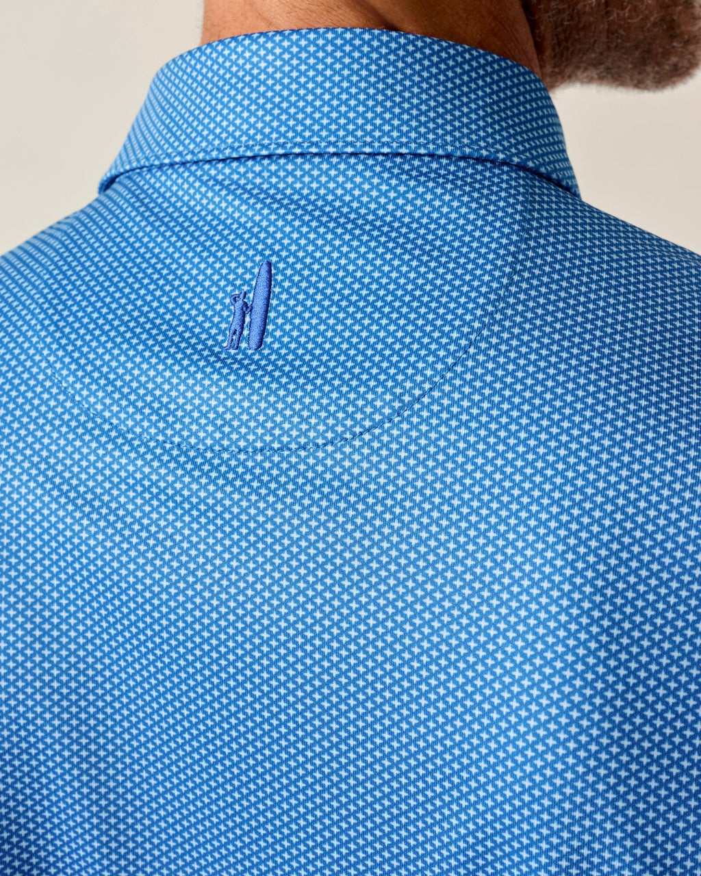 Johnnie-O Performance Jersey Polo - Teo, Palisades Blue