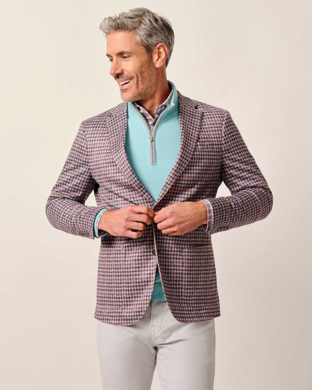 Johnnie-O Tepper Top Shelf Knit Sport Coat, Coffee