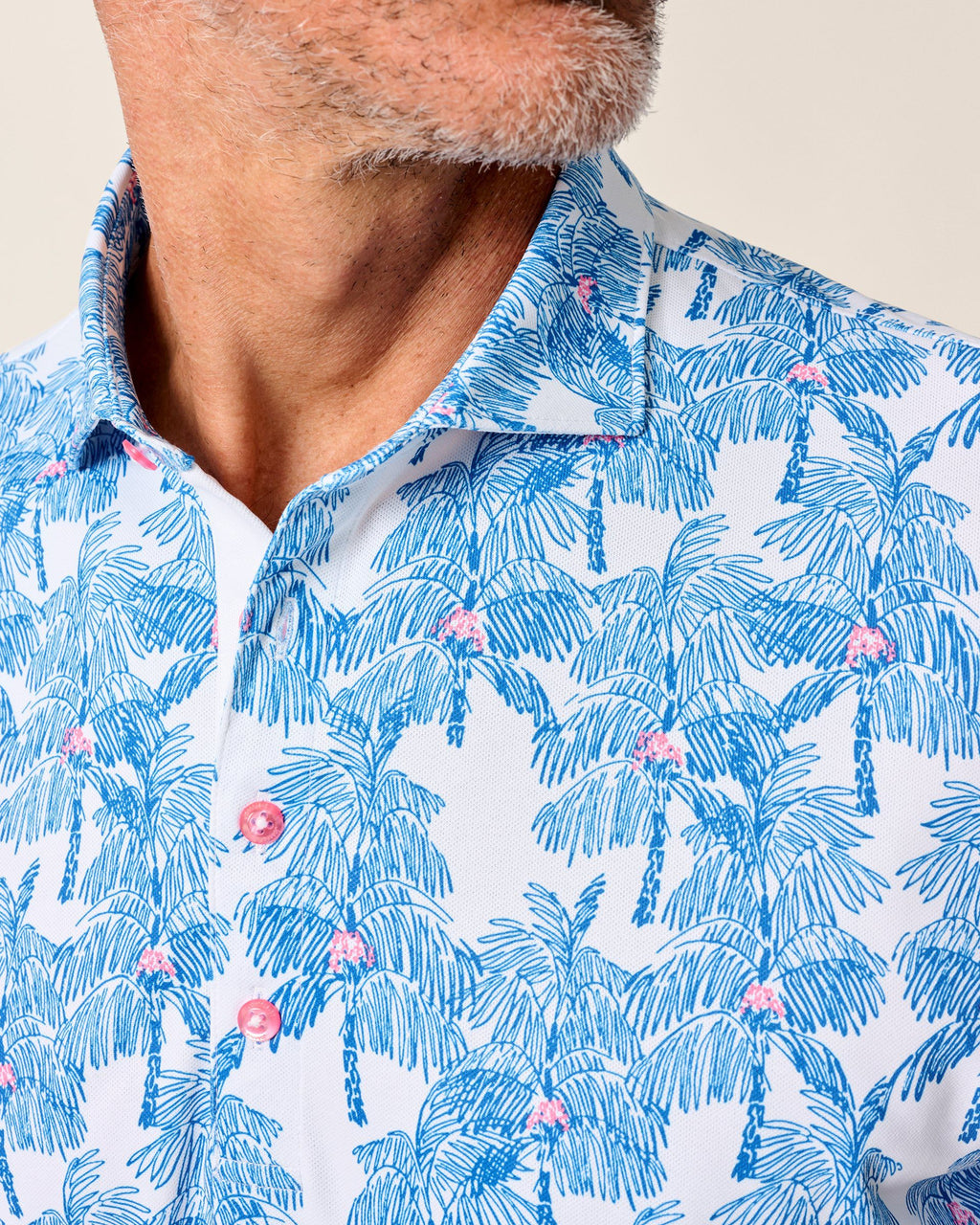 Johnnie-O Performance Mesh Polo - The Grove, Palisades Blue