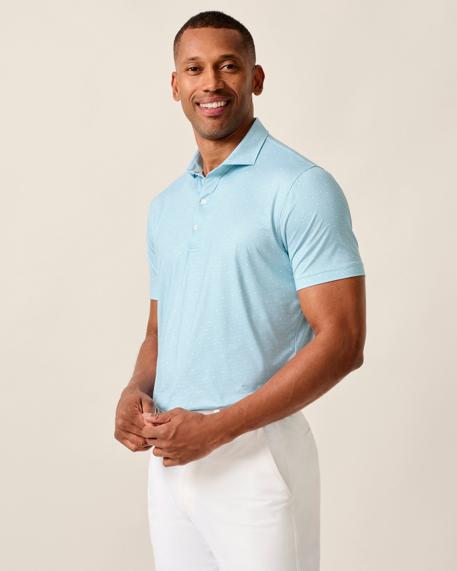 Johnnie-O Featherweight Performance Polo - Tundra