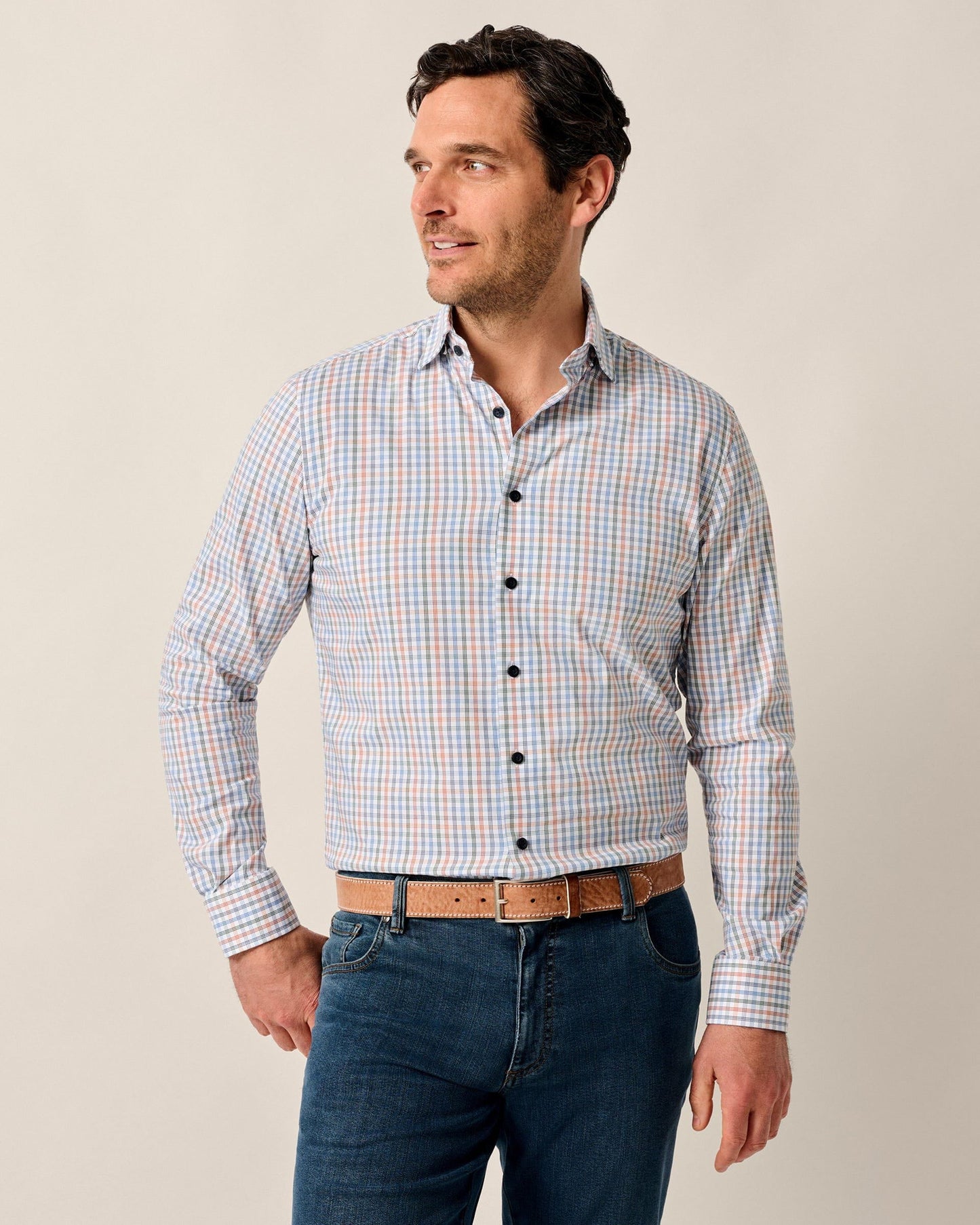 Johnnie-O Natural Performance Button Down Shirt - Vanderwall