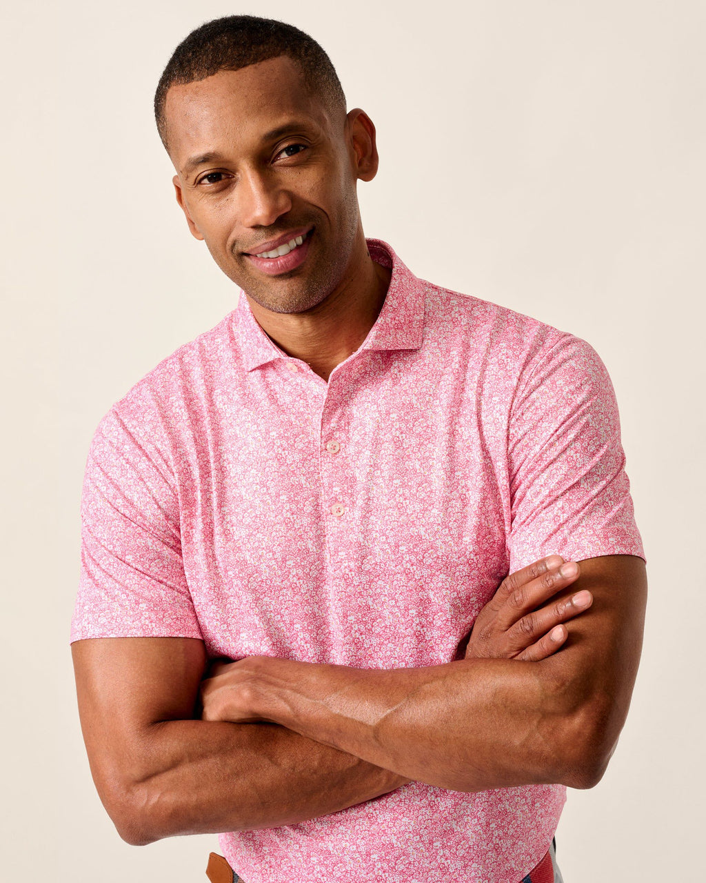 Johnnie-O Performance Jersey Polo - Wildflower