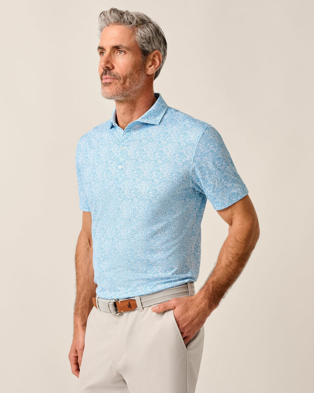 Johnnie-O Performance Jersey Polo - Wildflower