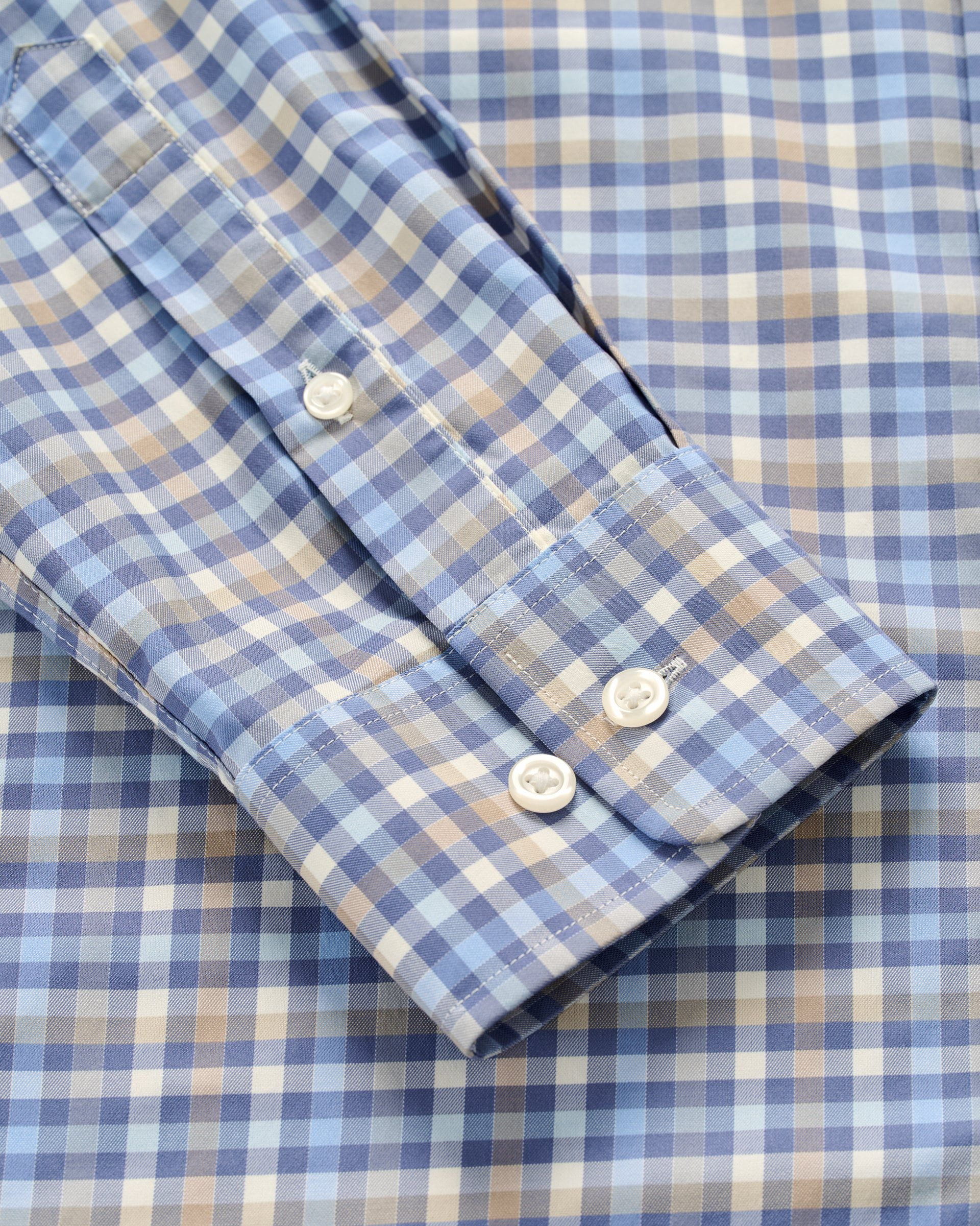 Johnnie-O Featherweight Performance Button Down Shirt - Olie, Navy