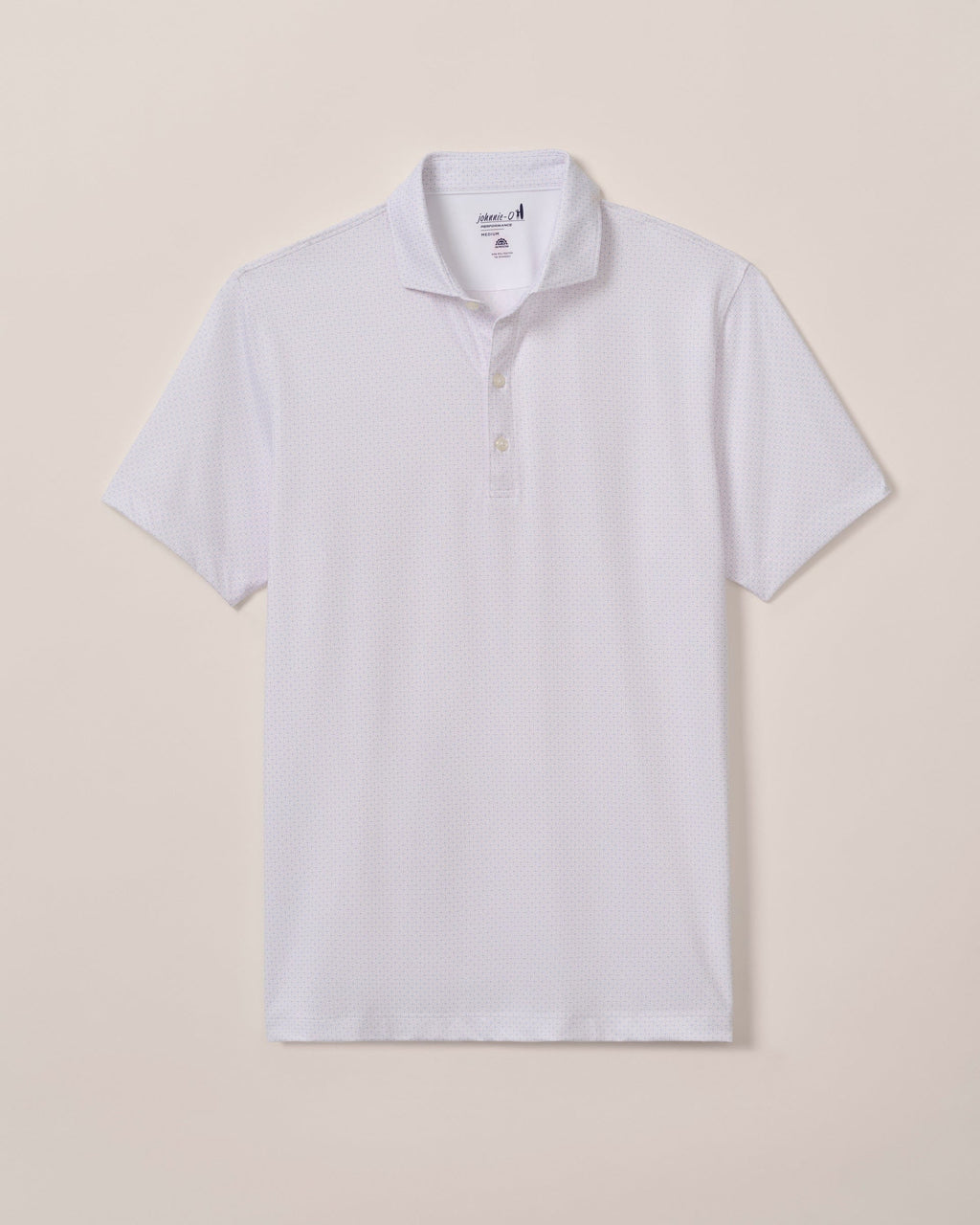 Johnnie-O Performance Jersey Polo - Pete, White