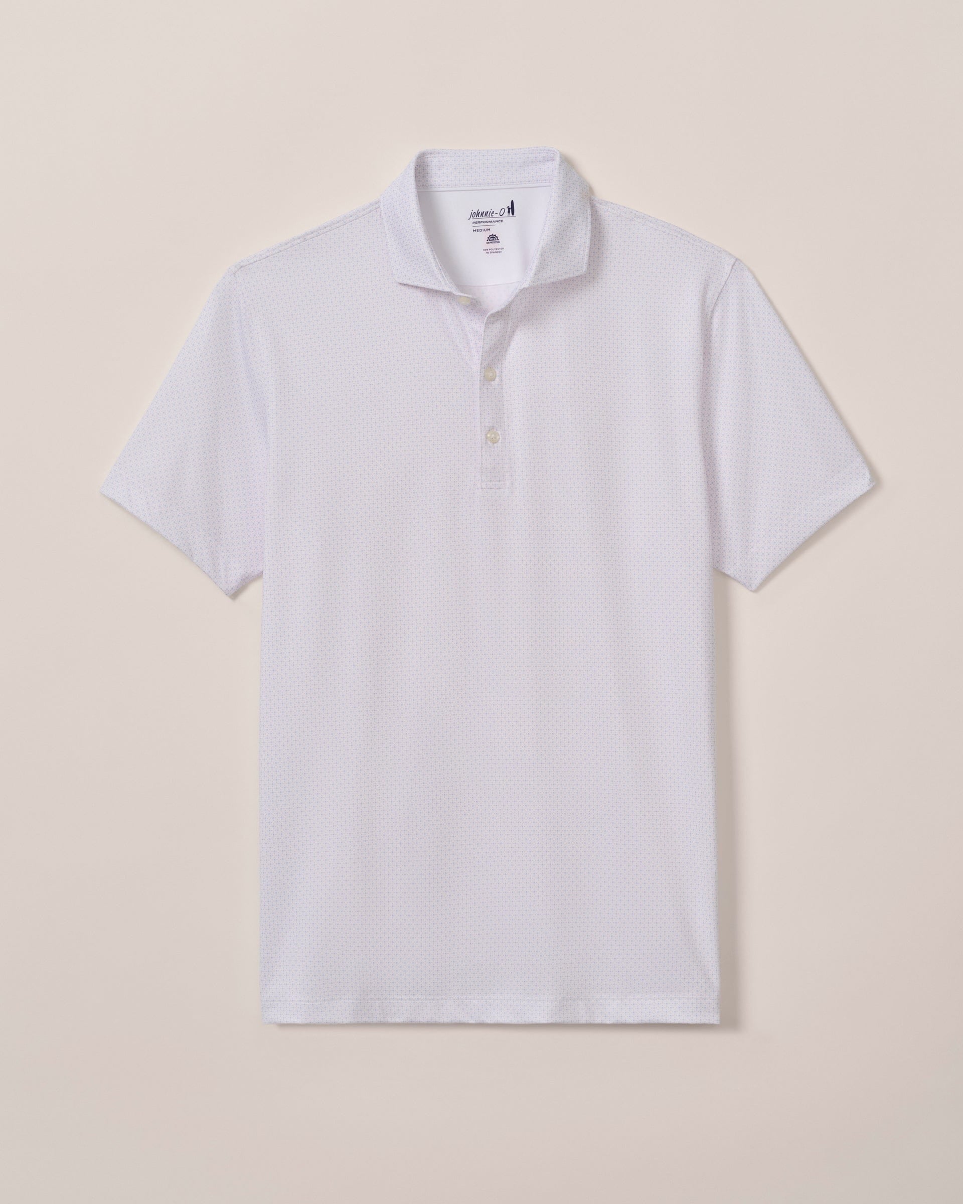 Johnnie-O Performance Jersey Polo - Pete, White