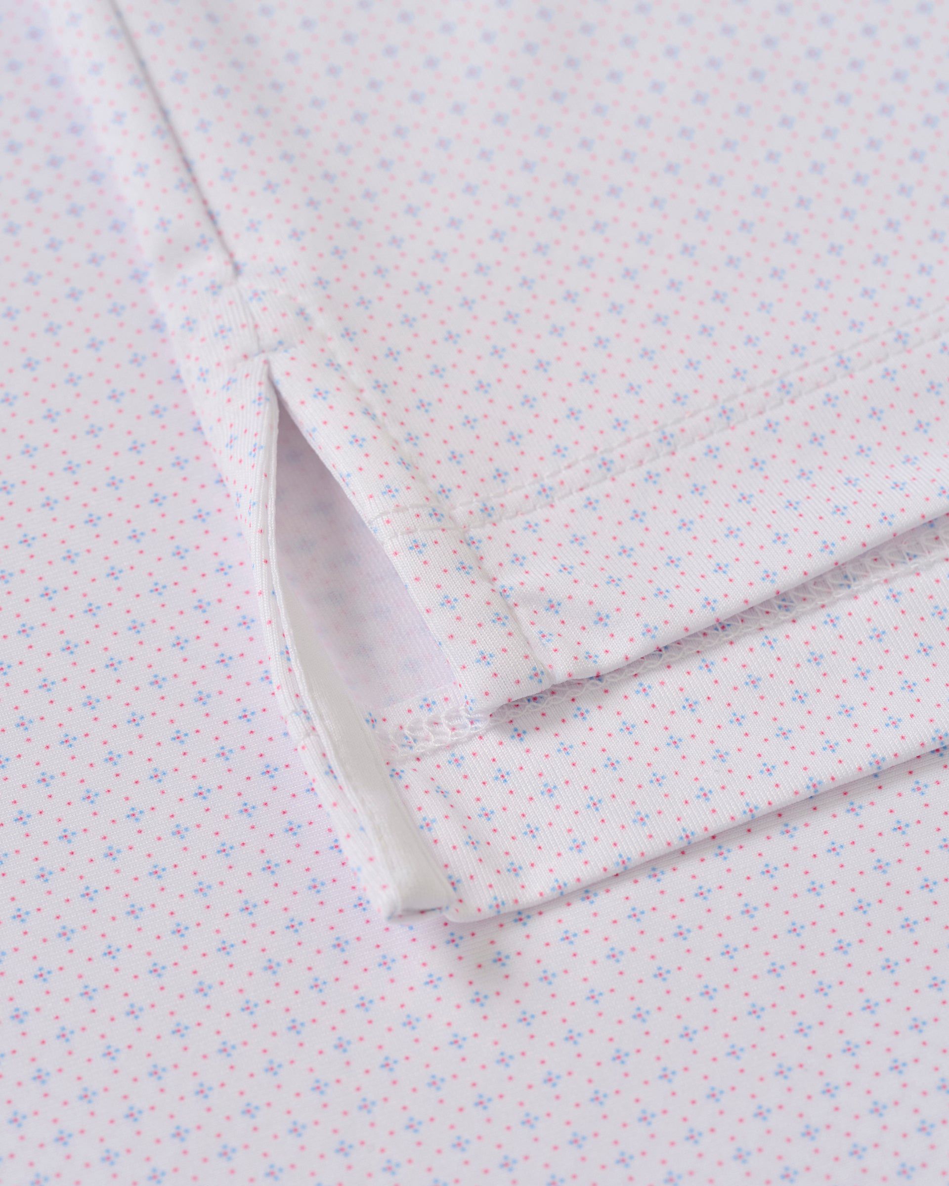 Johnnie-O Performance Jersey Polo - Pete, White