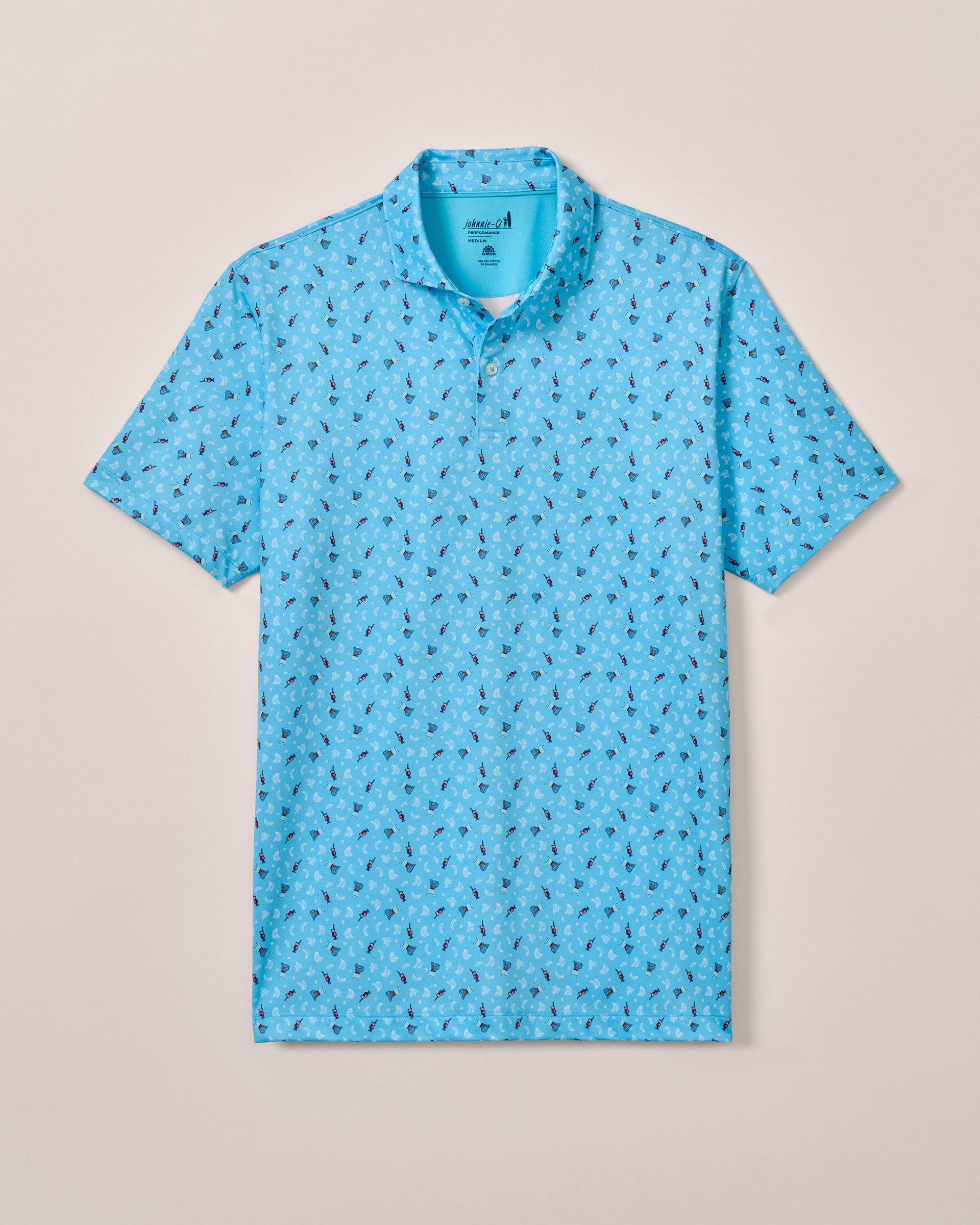 Johnnie-O Performance Jersey Polo - PGA Showtime, Barracuda
