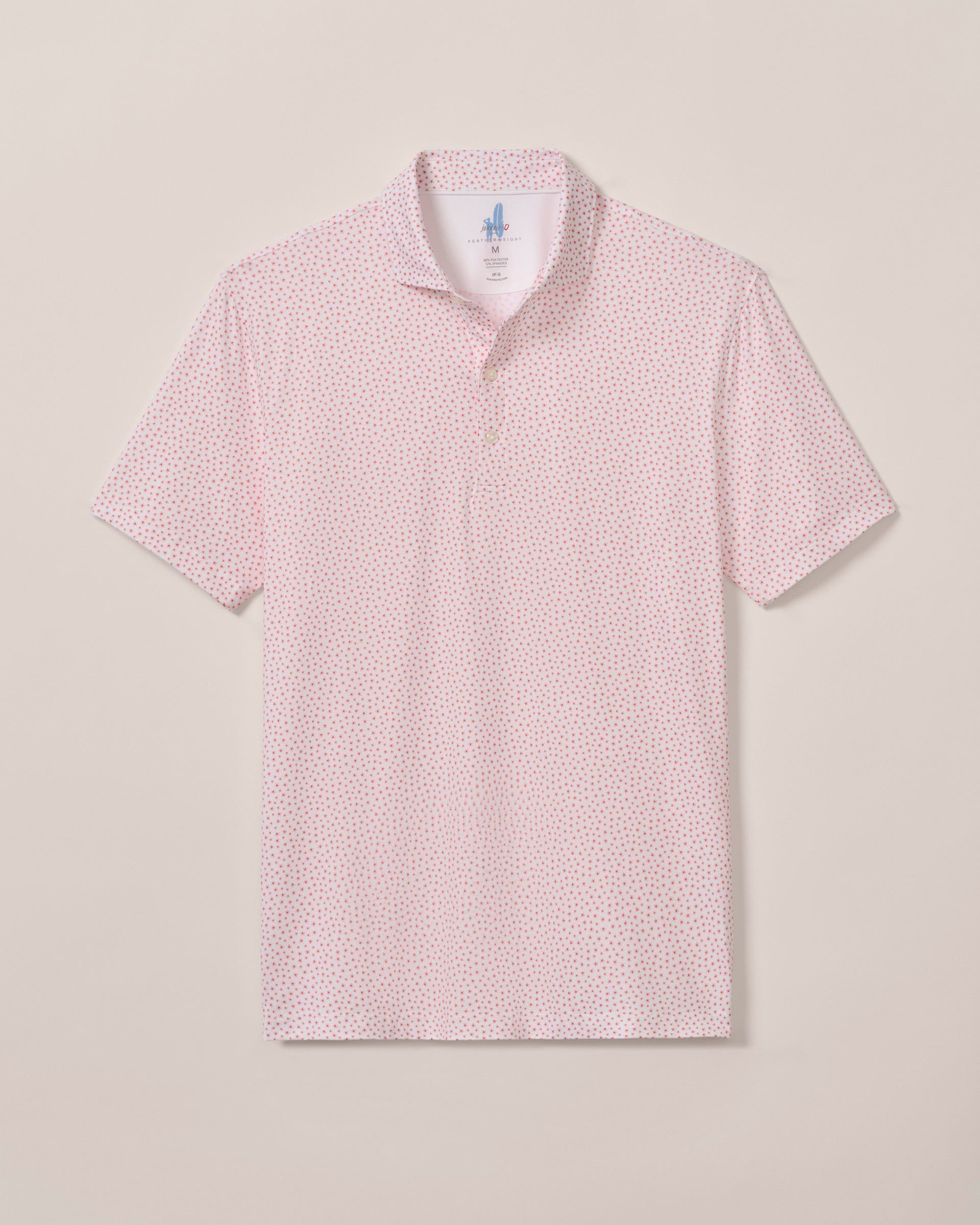 Johnnie-O Featherweight Performance Polo - Plumeria, Azalea