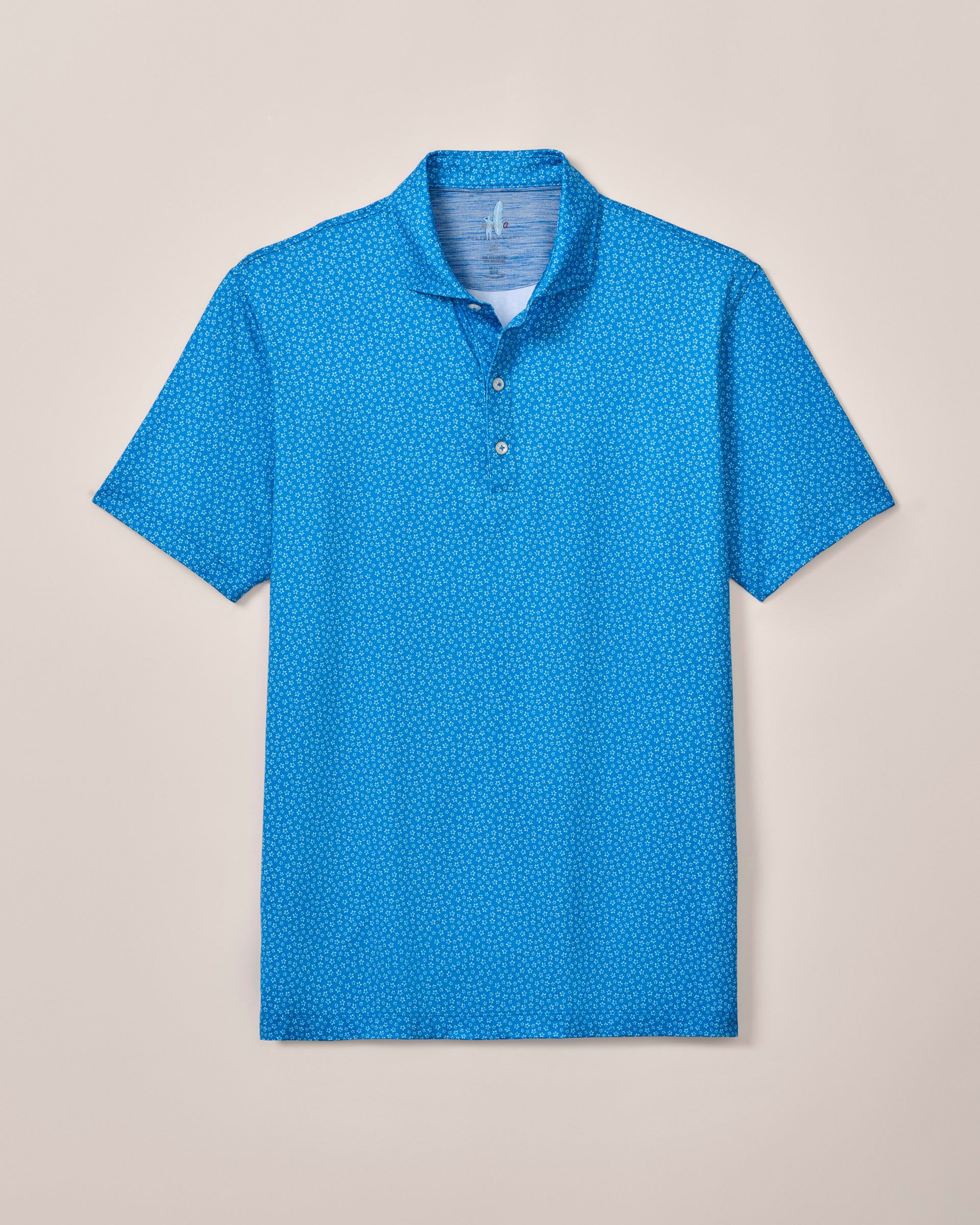 Johnnie-O Featherweight Performance Polo - Plumeria