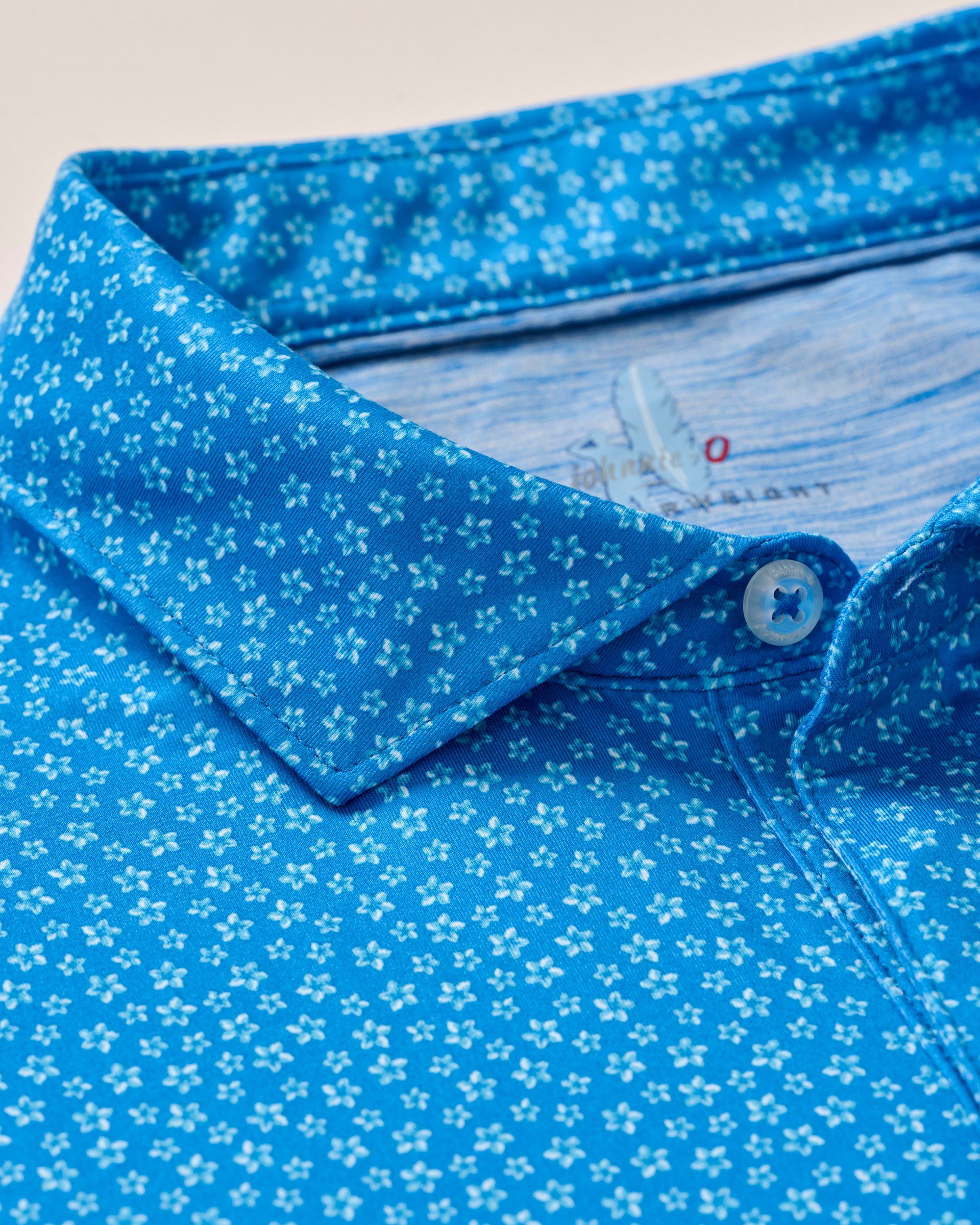 Johnnie-O Featherweight Performance Polo - Plumeria